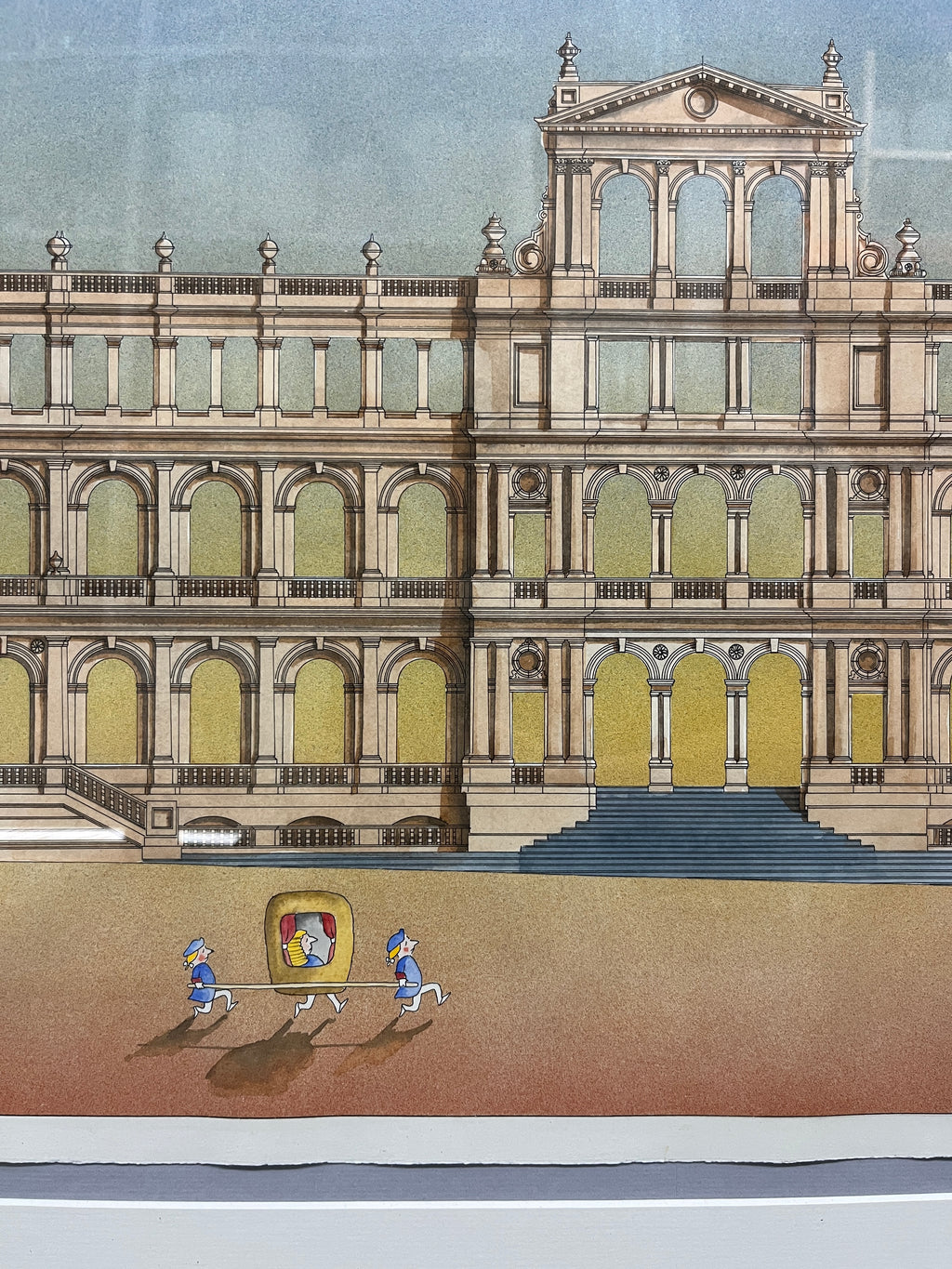 Former Treasury Building Brisbane by Simon Fieldhouse - Framed Art Print