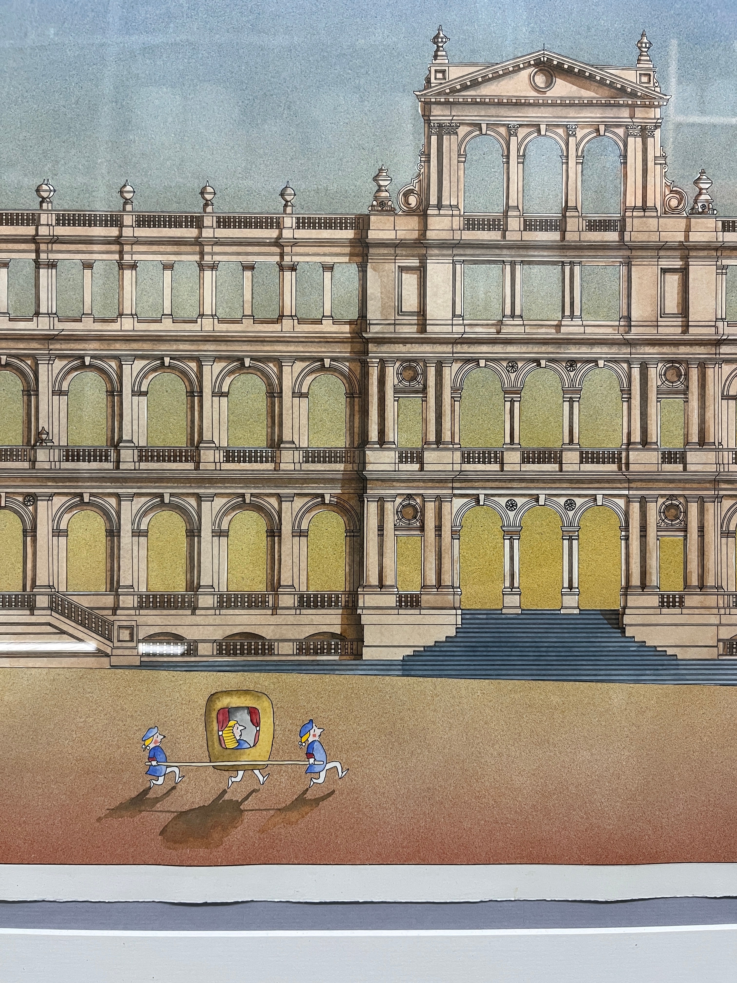 Former Treasury Building Brisbane by Simon Fieldhouse - Framed Art Print