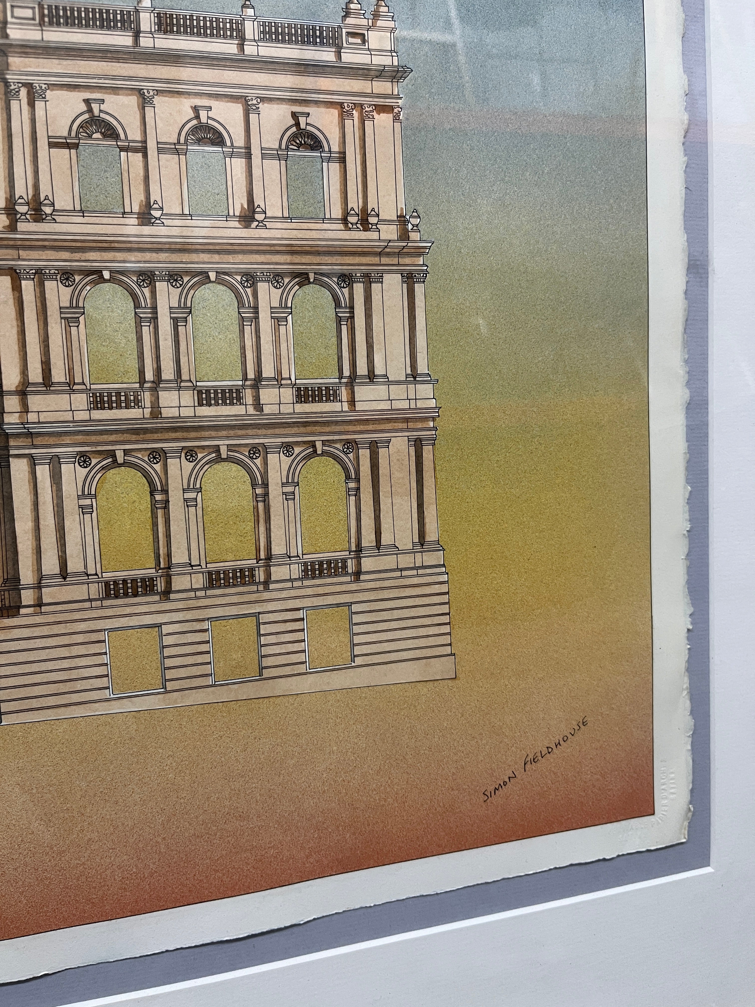 Former Treasury Building Brisbane by Simon Fieldhouse - Framed Art Print