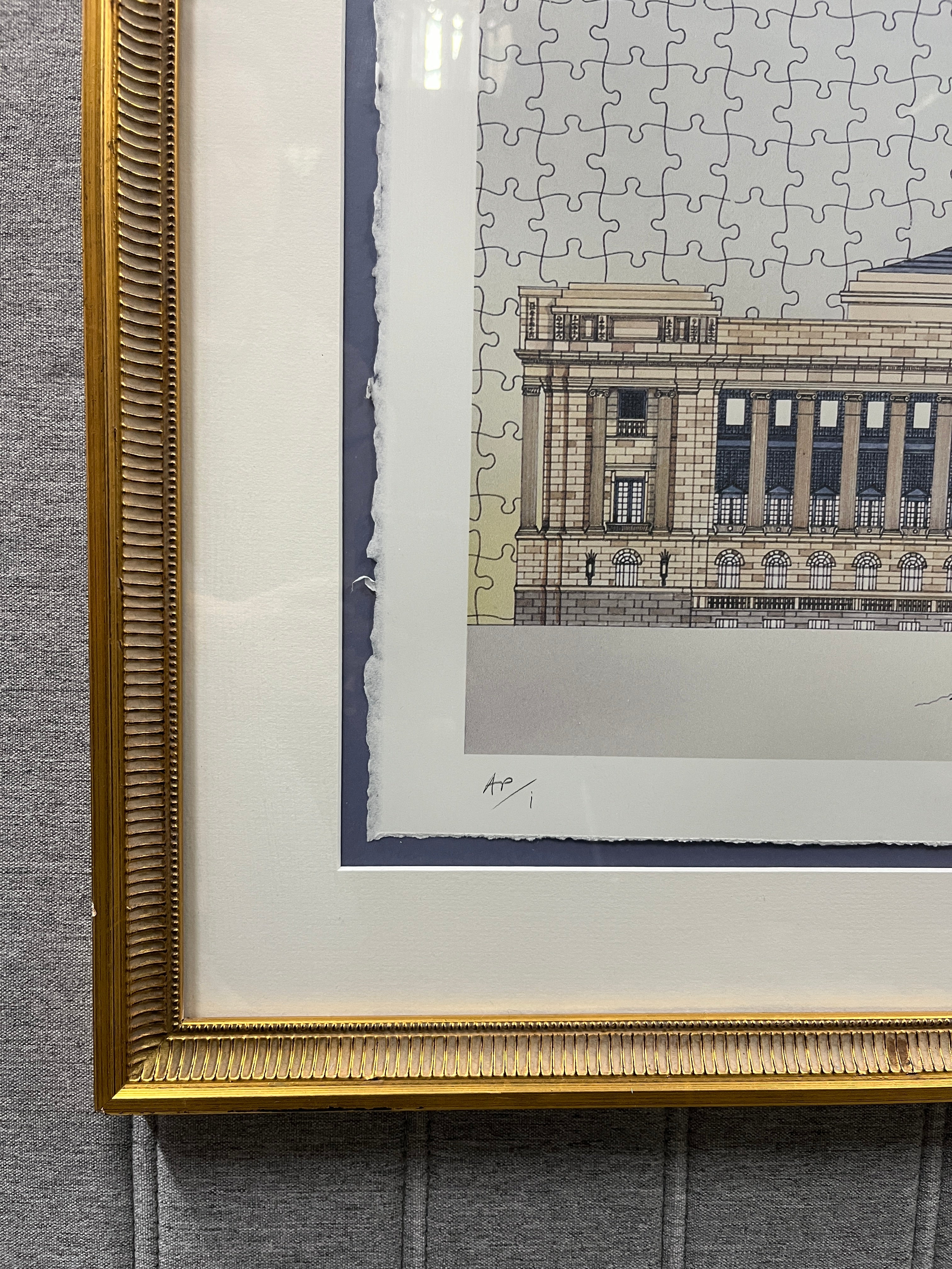 Brisbane City Hall by Simon Fieldhouse - Framed Art Print