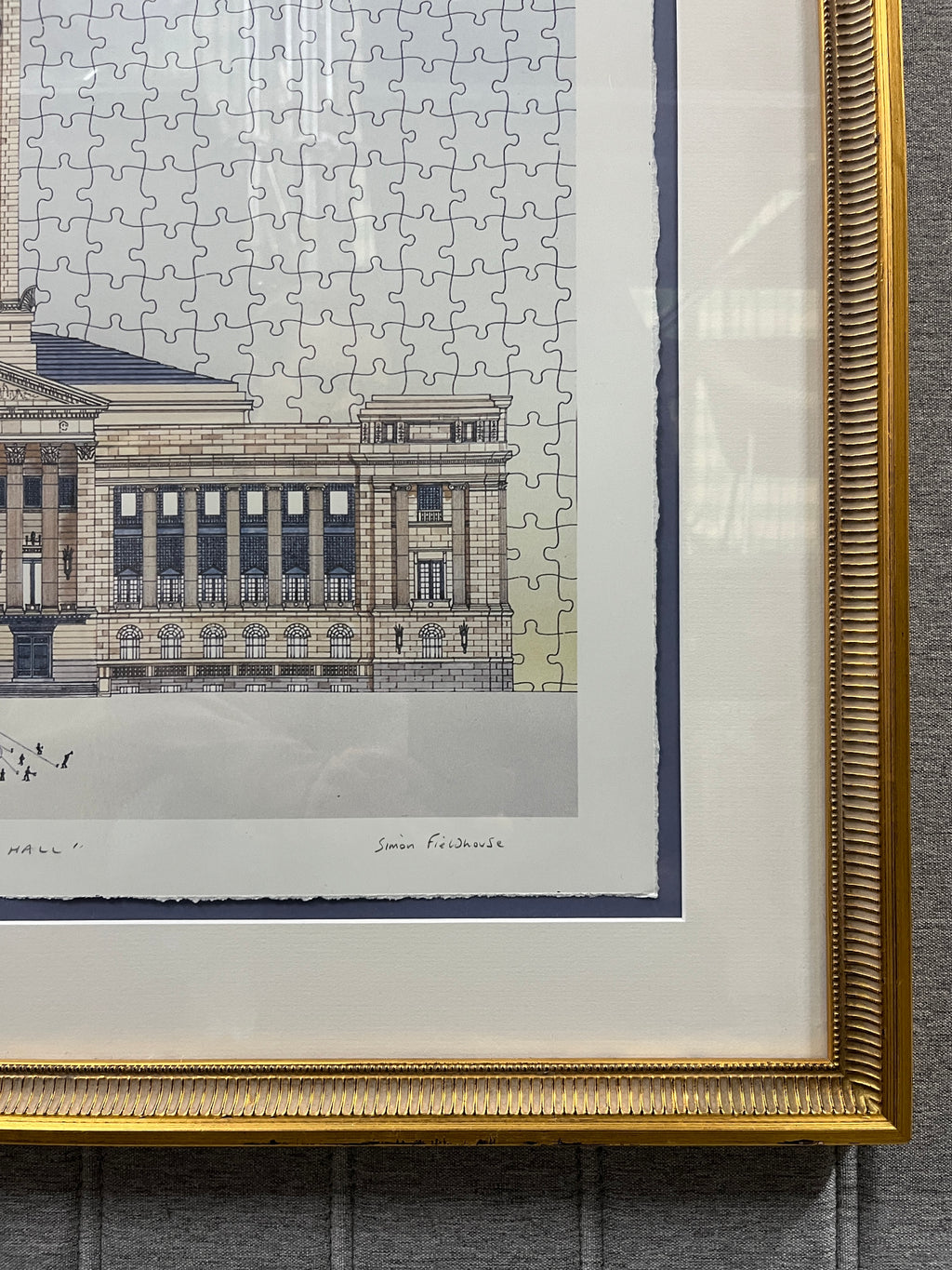 Brisbane City Hall by Simon Fieldhouse - Framed Art Print