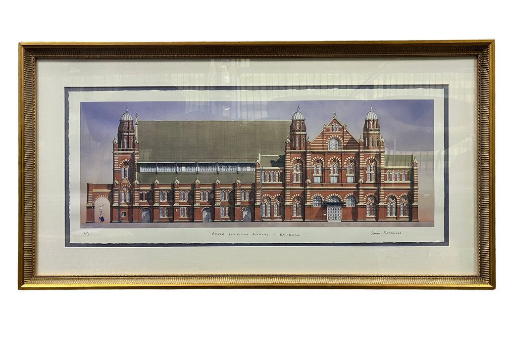 Former Exhibition Building Brisbane by Simon Fieldhouse - Framed Art Print