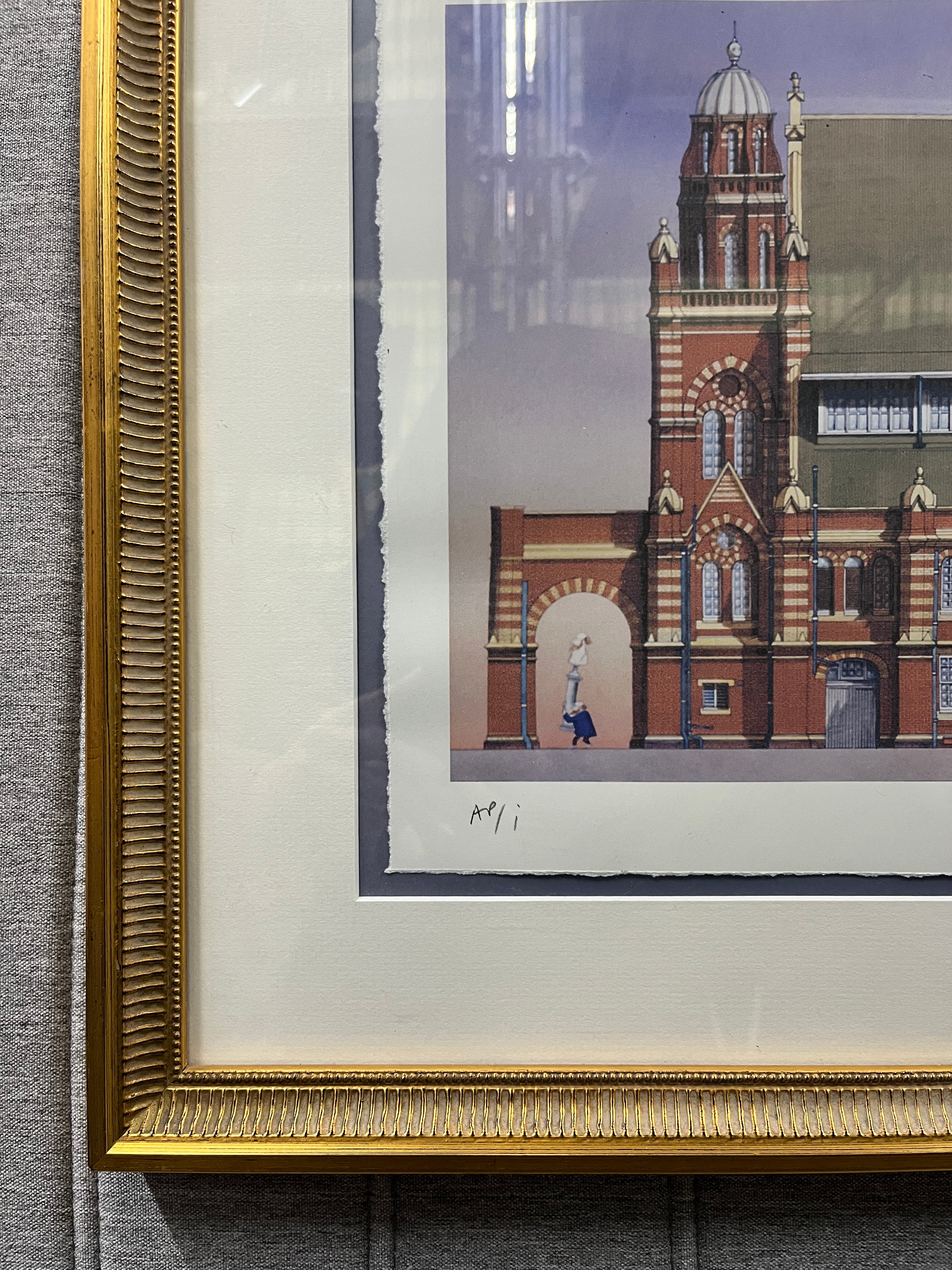 Former Exhibition Building Brisbane by Simon Fieldhouse - Framed Art Print