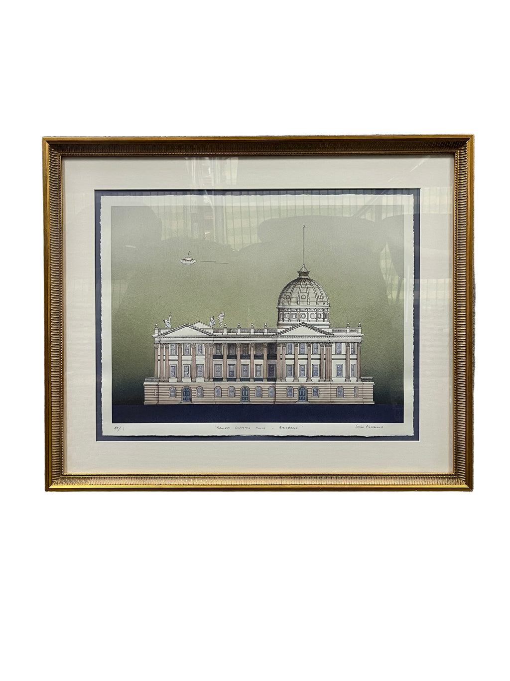 Former Customs House Brisbane by Simon Fieldhouse - Framed Art Print
