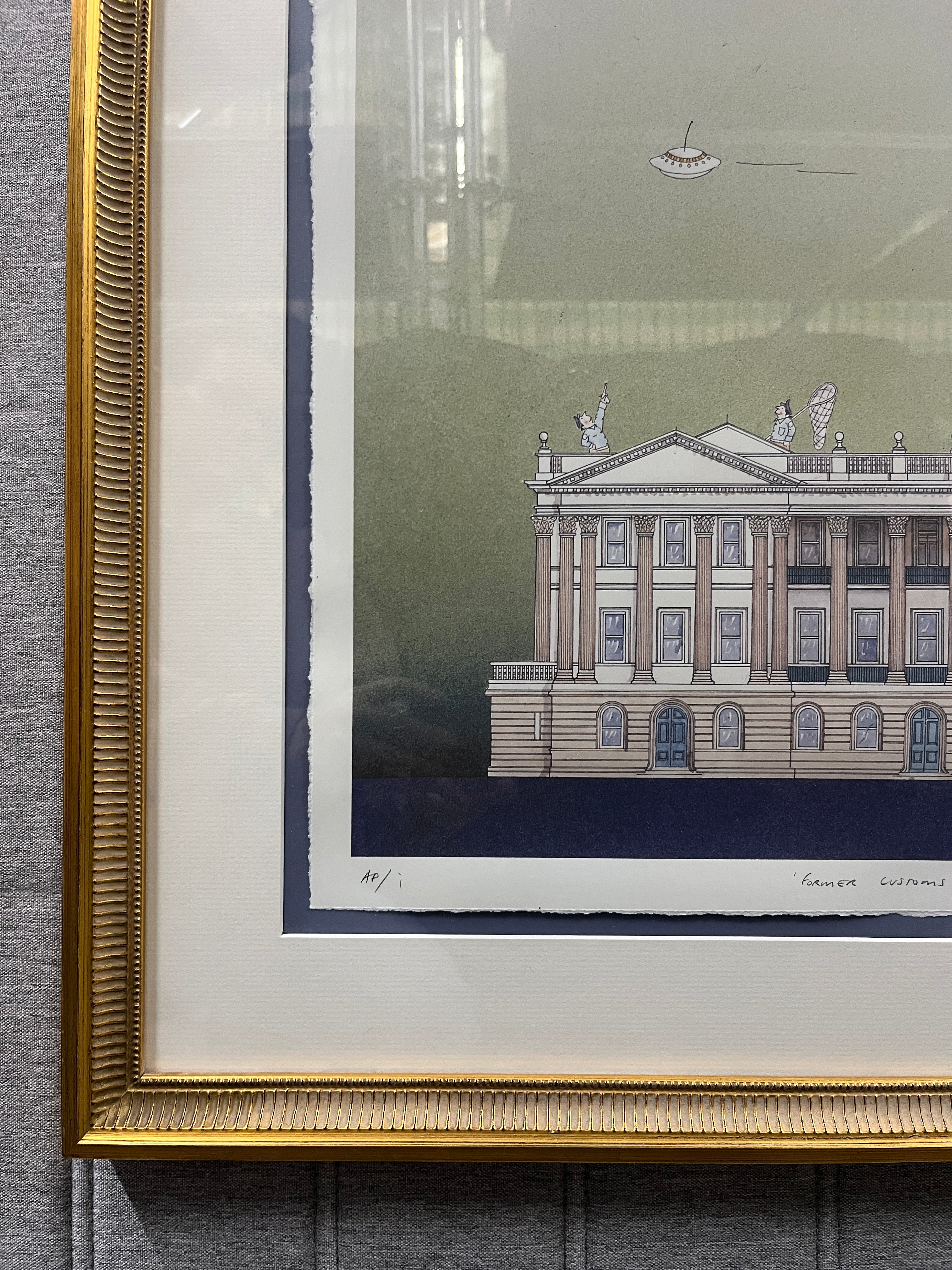 Former Customs House Brisbane by Simon Fieldhouse - Framed Art Print