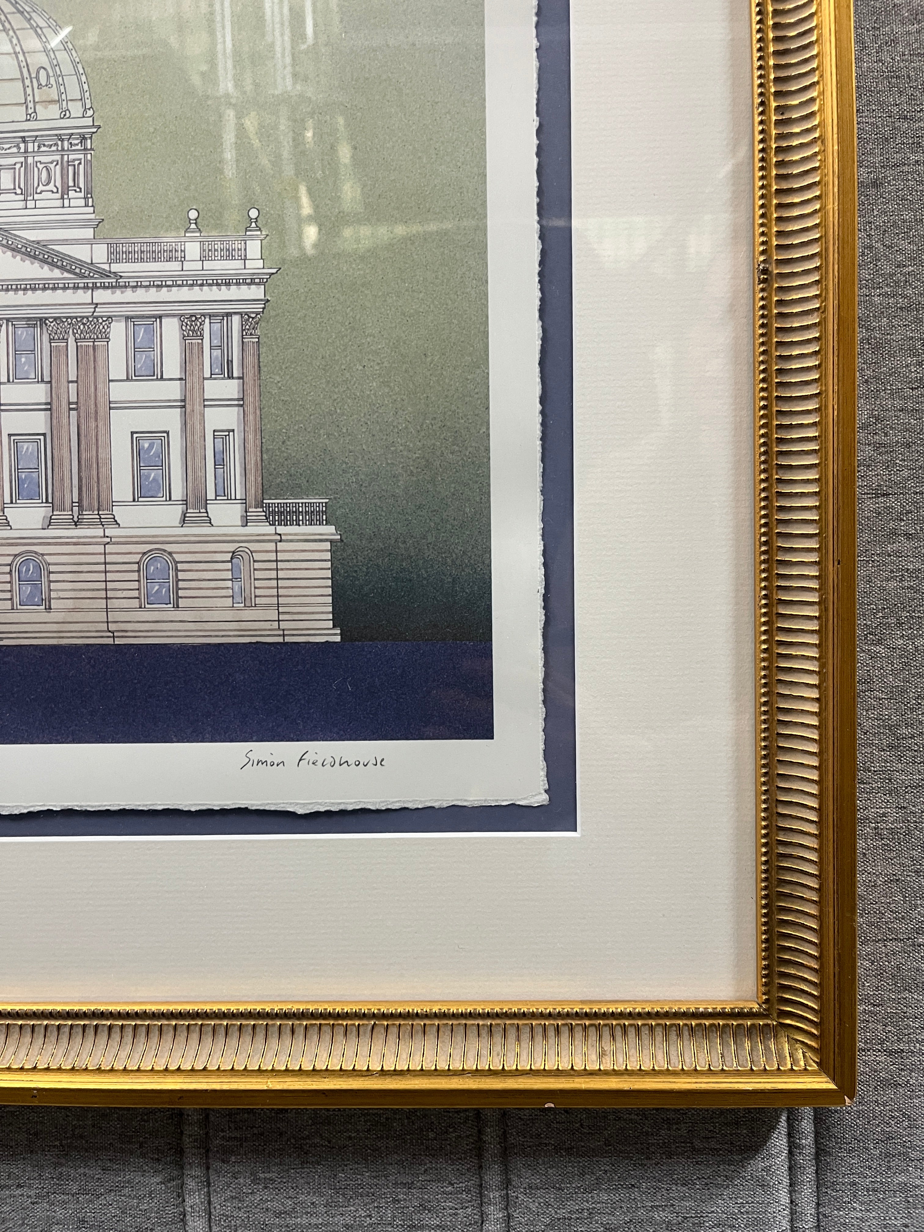 Former Customs House Brisbane by Simon Fieldhouse - Framed Art Print