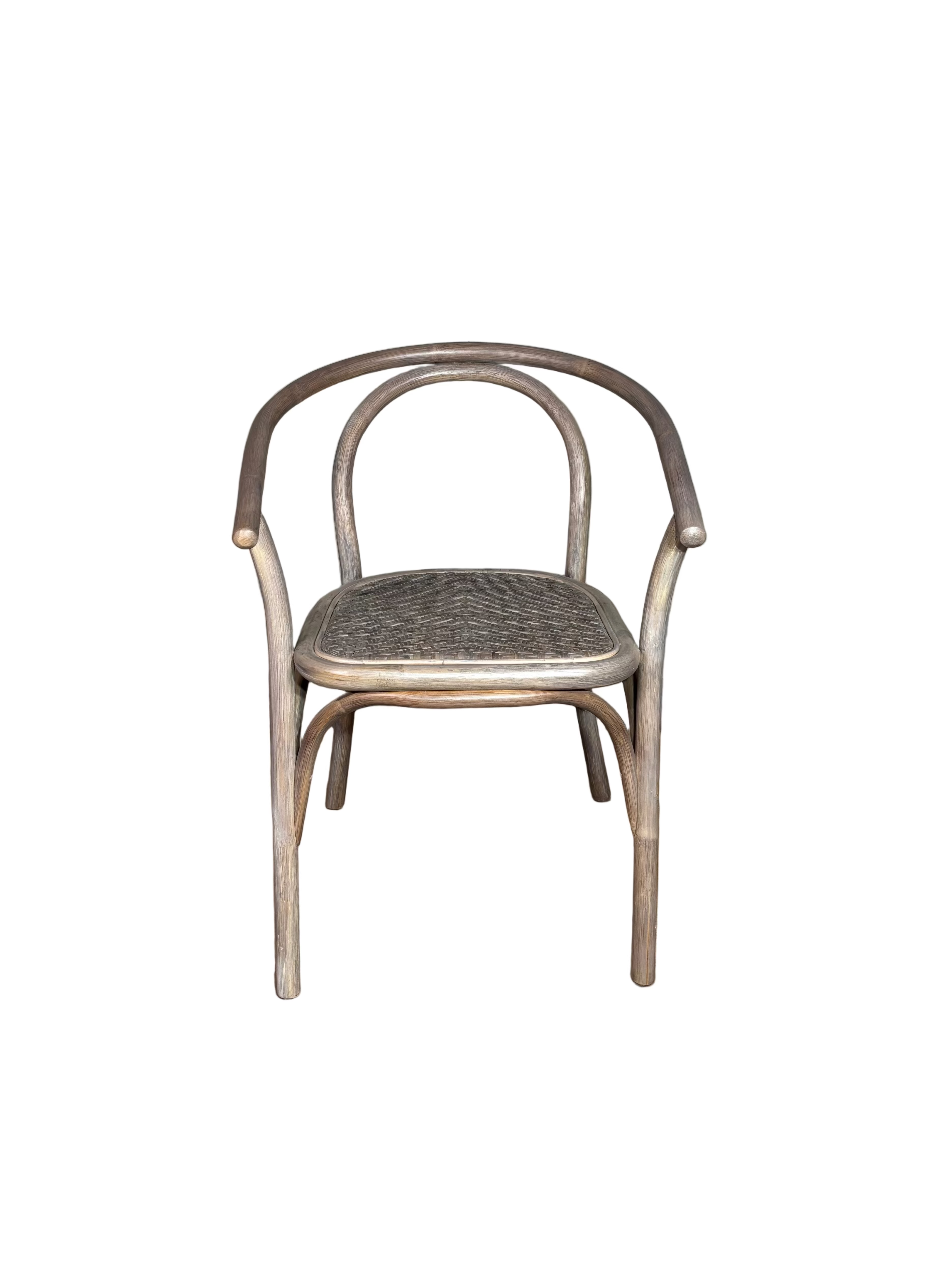 Bentwood Dining chair with Rattan seat