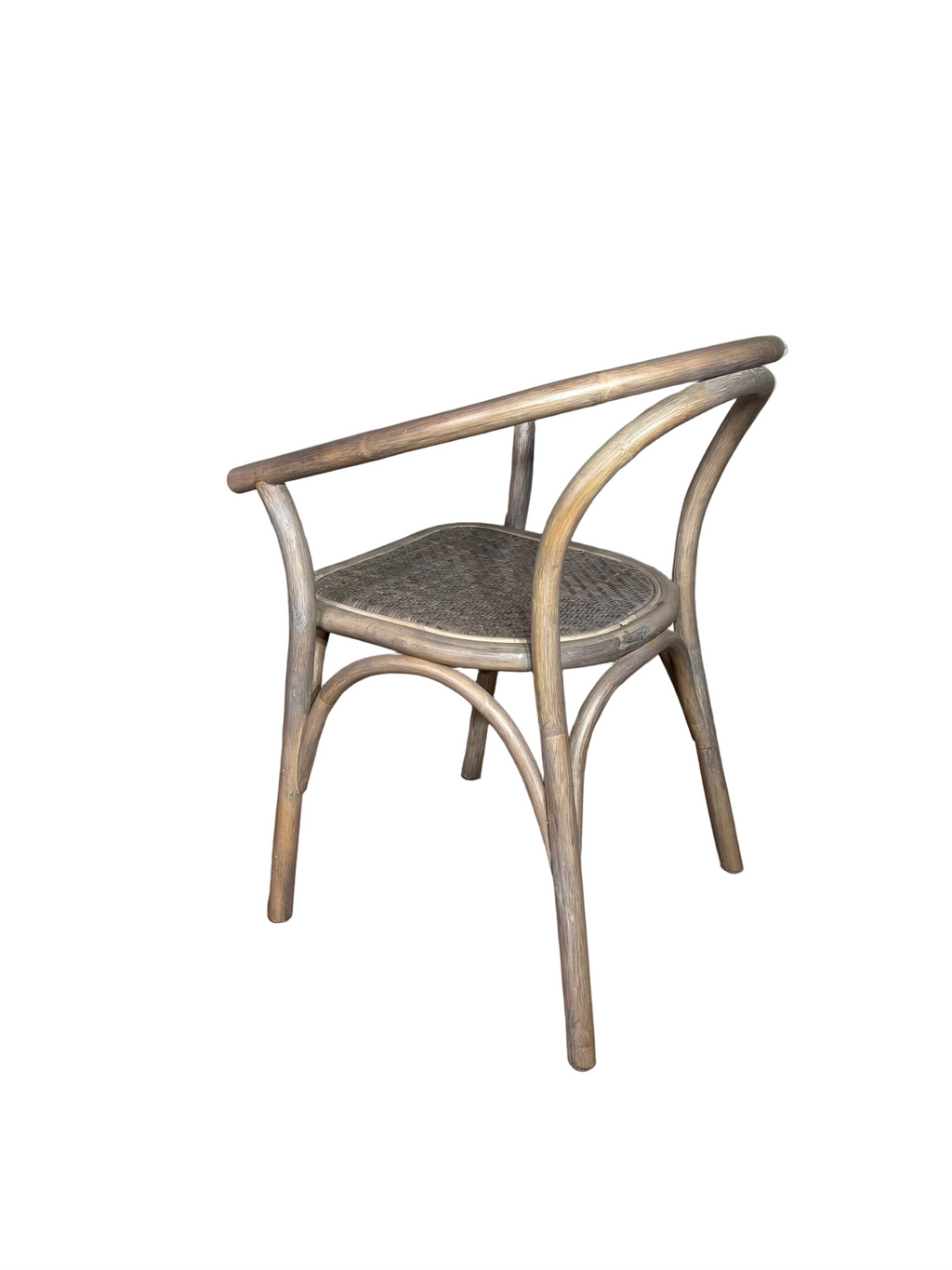 Bentwood Dining chair with Rattan seat