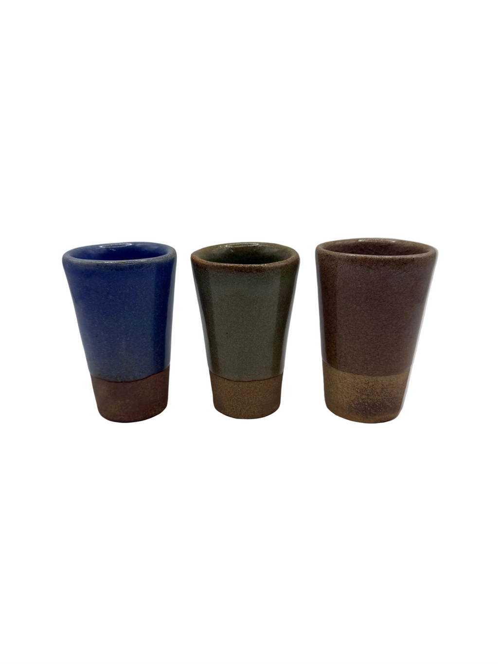 Ceramic Espresso Cups - Set of 3