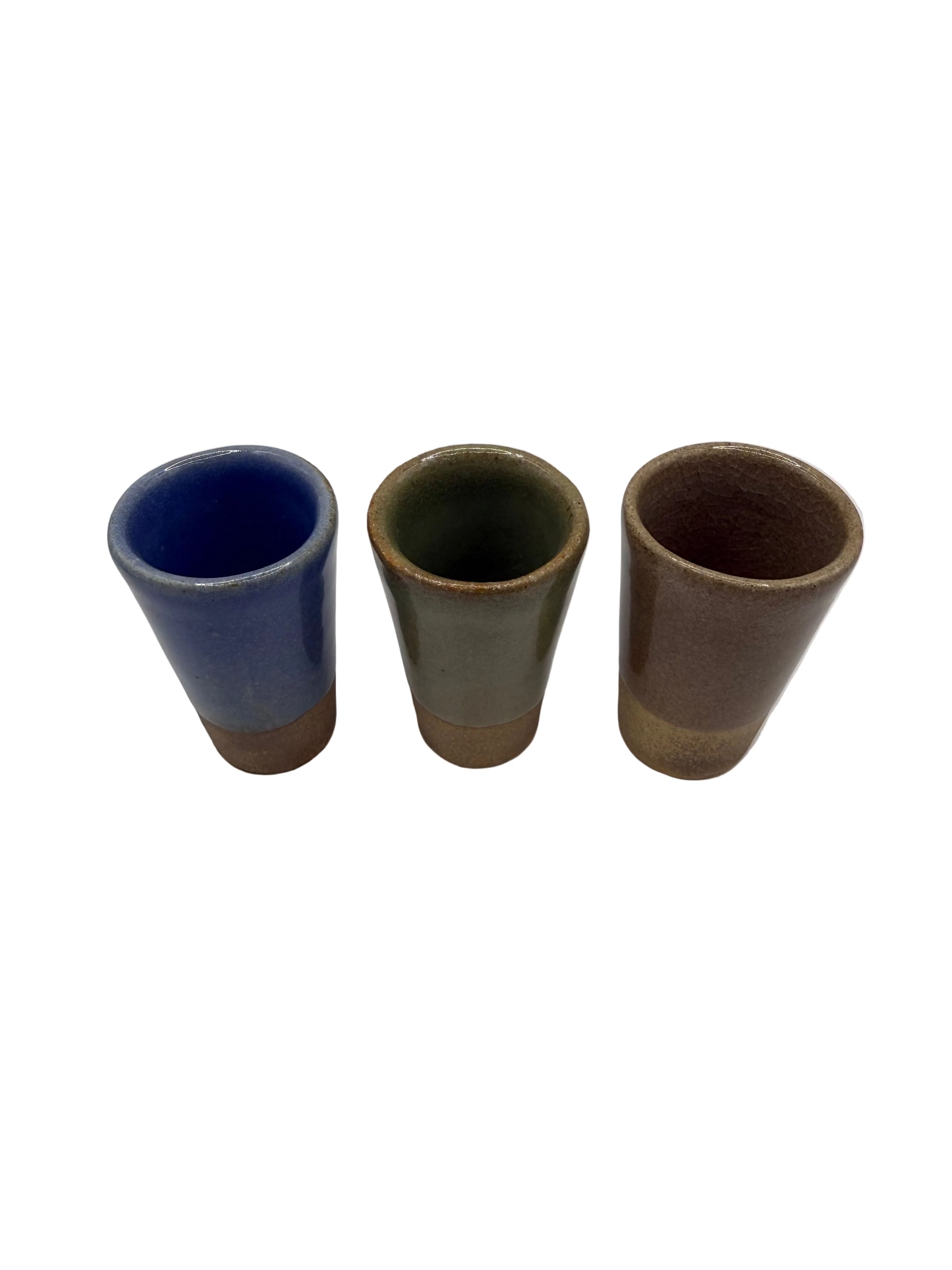 Ceramic Espresso Cups - Set of 3