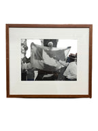 'Peace Flag' - Framed Black and White Photograph