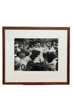 'Protest Gathering III' - Framed Black and White Photograph