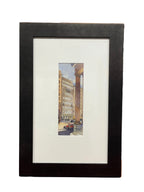 Grand City - Framed Watercolour