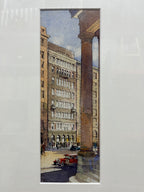 Grand City - Framed Watercolour