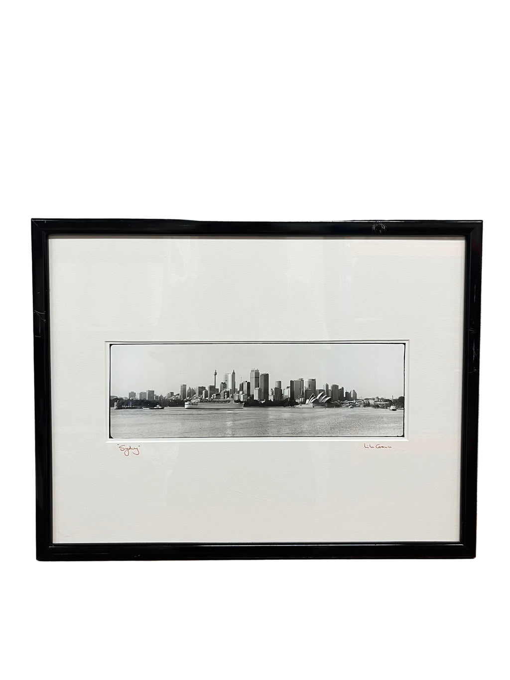 'Sydney' - Black and White Signed Framed Photograph