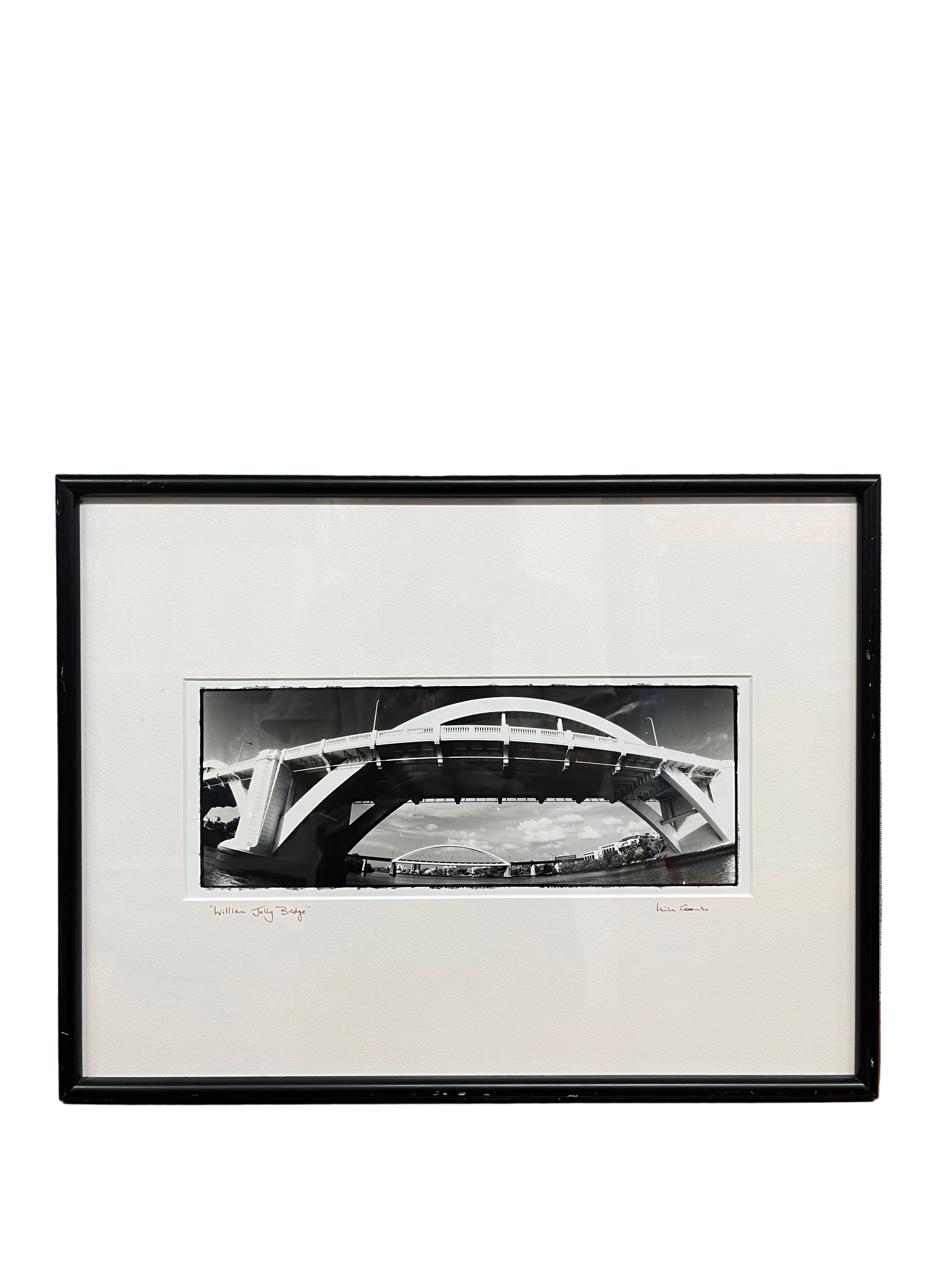 'William Jolly Bridge' - Black and White Signed Framed Photograph