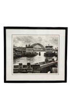 'Circular Quay' - Black and White Framed Photograph