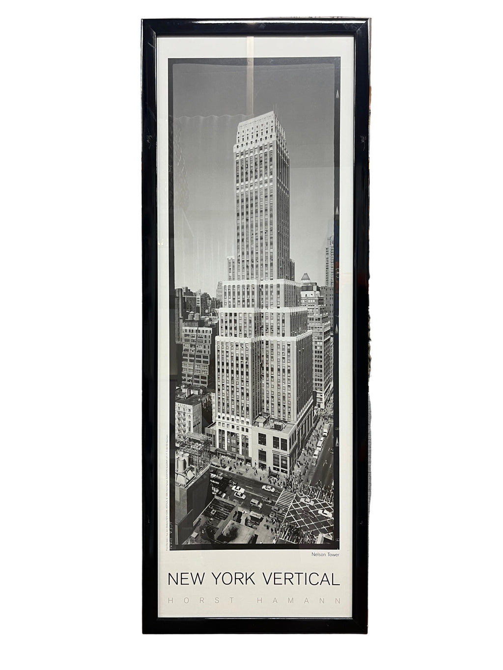 'New York Vertical' - Black and White Framed Photograph