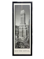 'New York Vertical' - Black and White Framed Photograph
