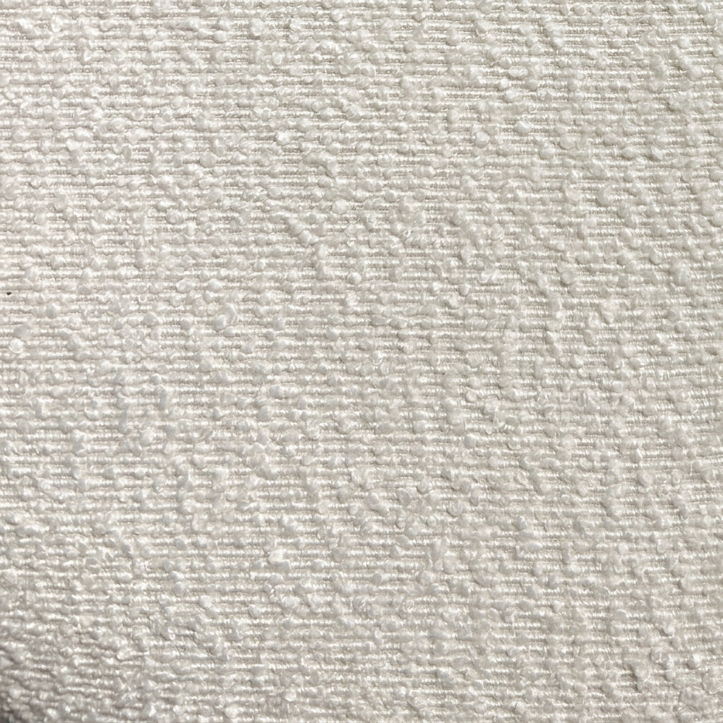 Boucle Cream Ottoman