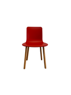 Vitra, HAL Wood Chair by Jasper Morison - Red