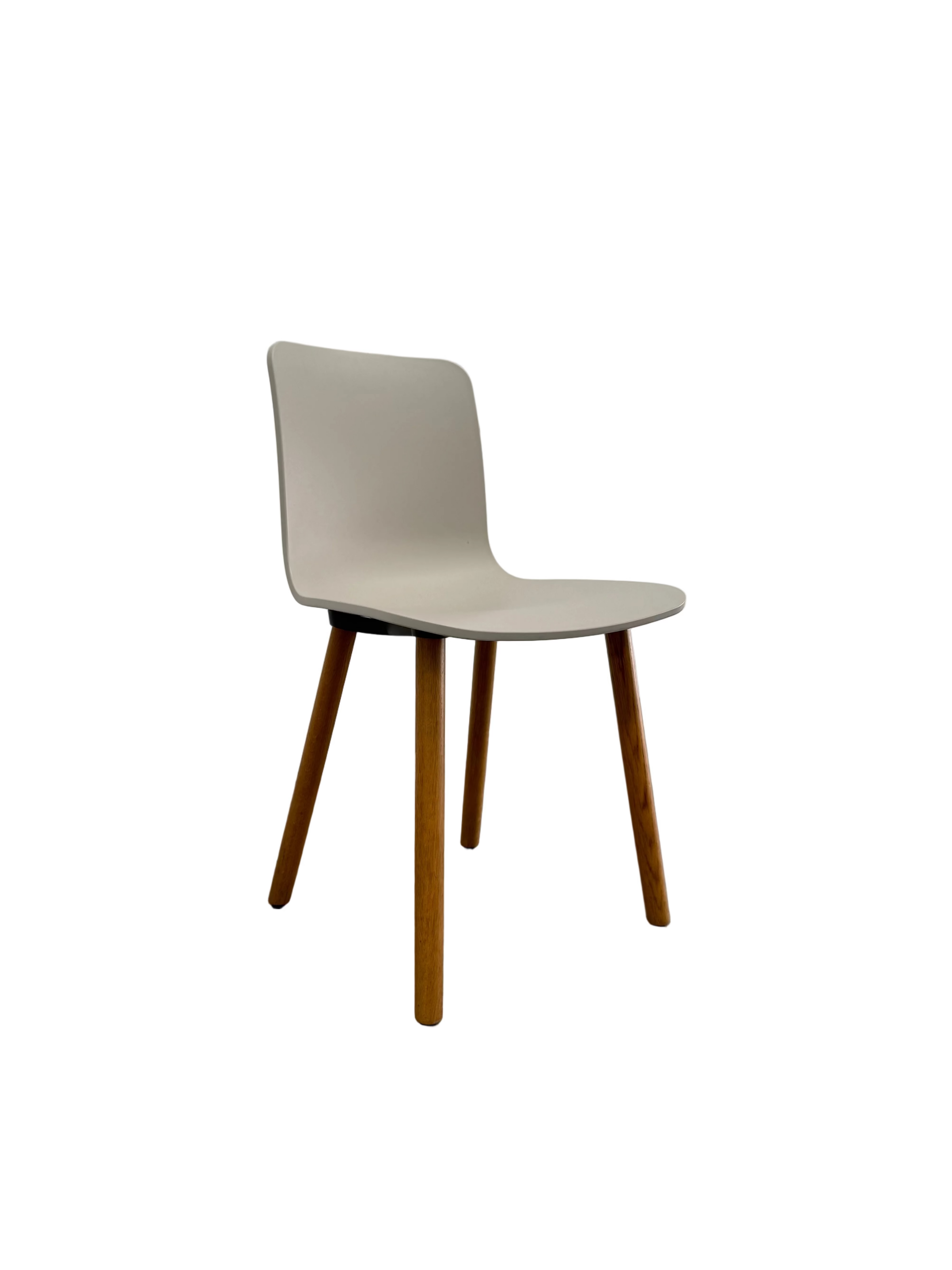 Vitra, HAL Wood Chair by Jasper Morison - Grey