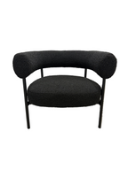 Adairs Milroy Grey Boucle 1 Seater Chair