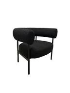 Adairs Milroy Grey Boucle 1 Seater Chair