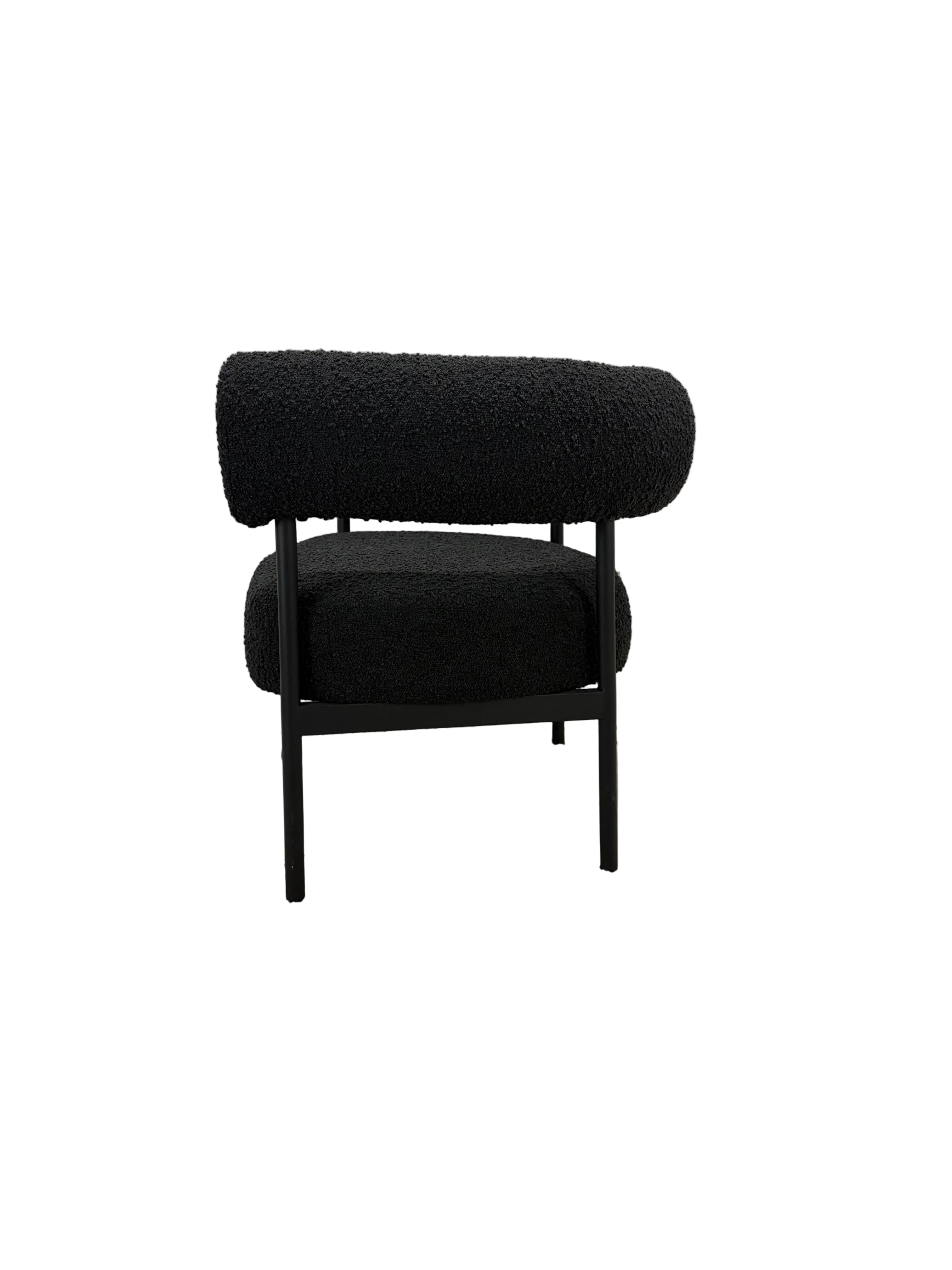 Adairs Milroy Grey Boucle 1 Seater Chair