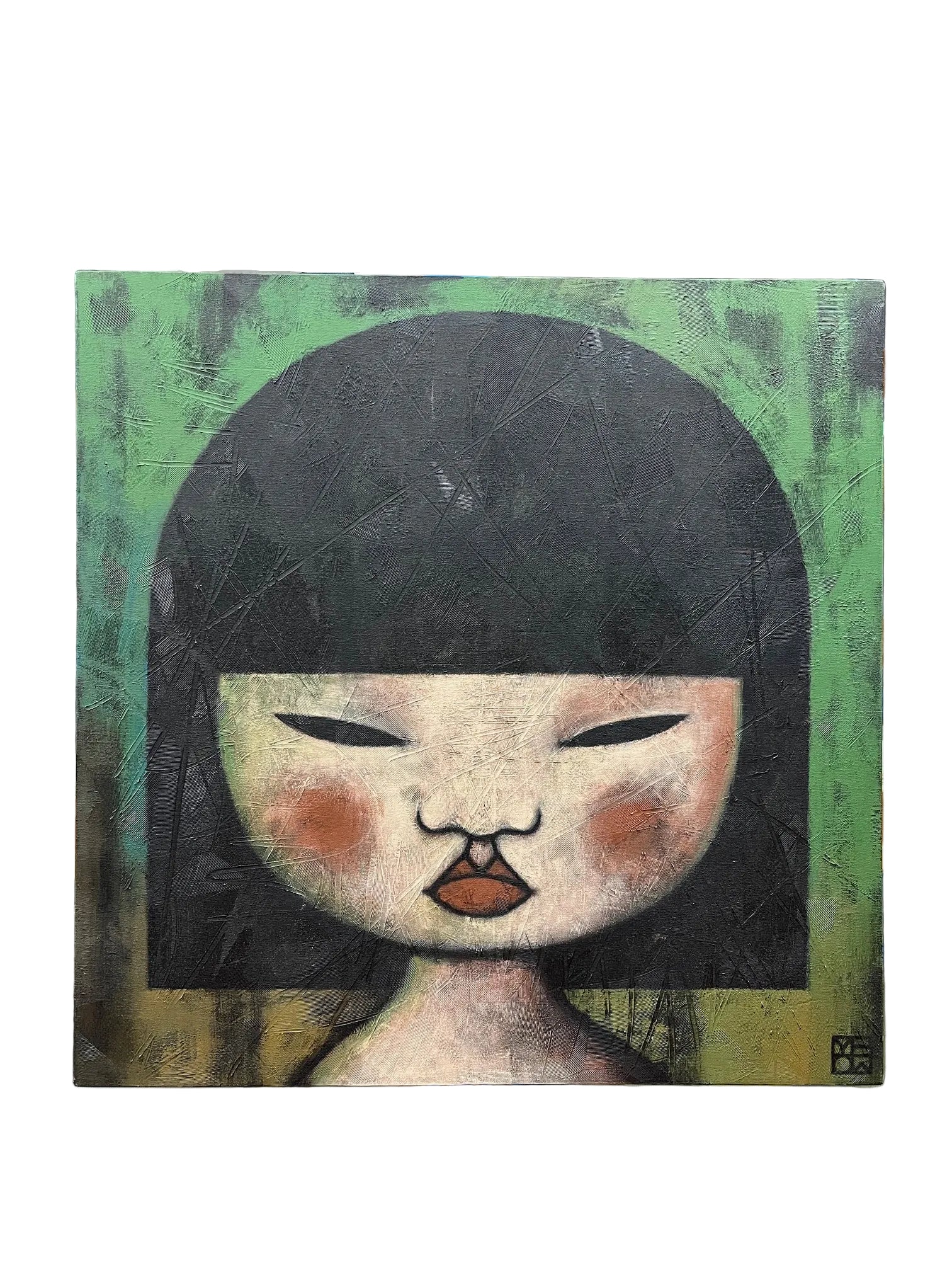 'Jade Girl' Painting by Poh Ling Yeow