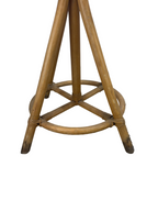 Vintage Rattan Freestanding Coat, Hat & Umbrella Stand
