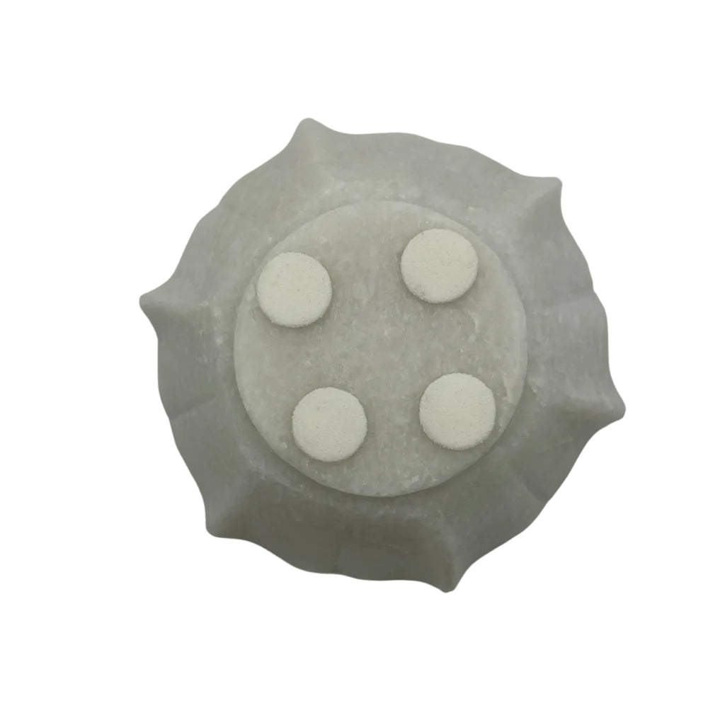 Scalloped White Marble Small Ramekin