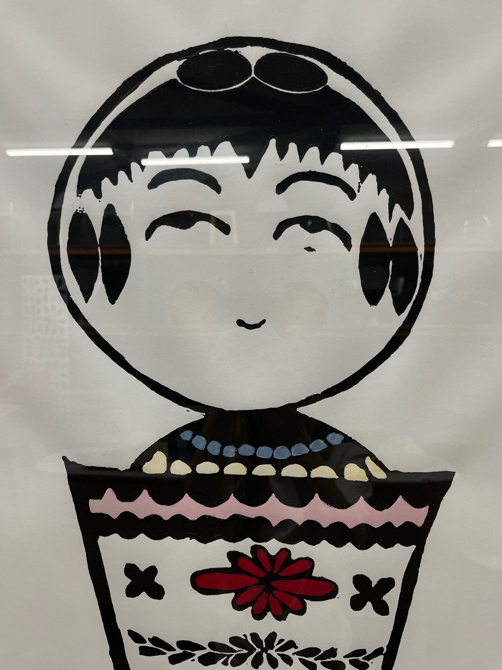 'Del's Doll' Framed Print