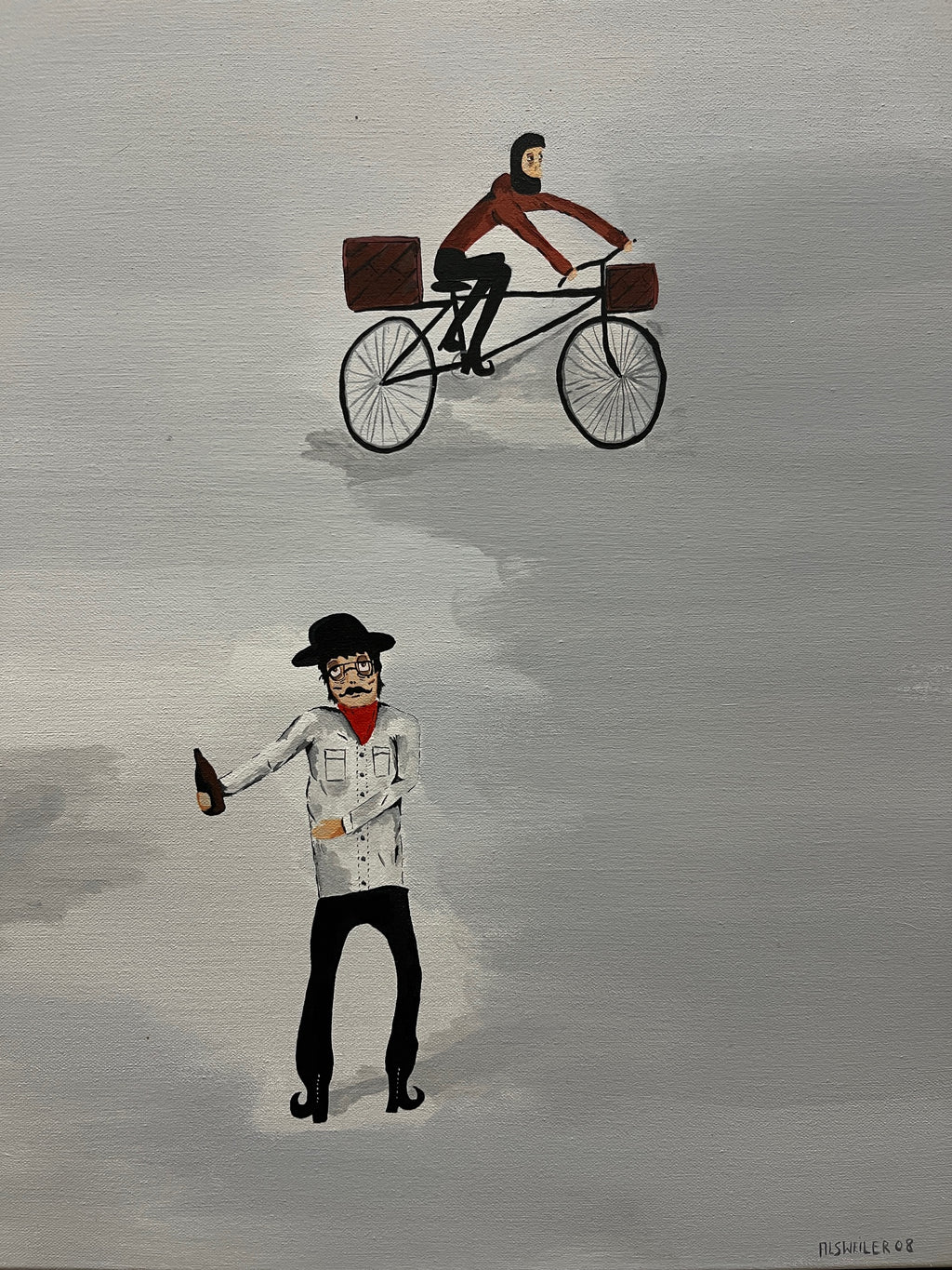 Painting by Mark Alsweiler
