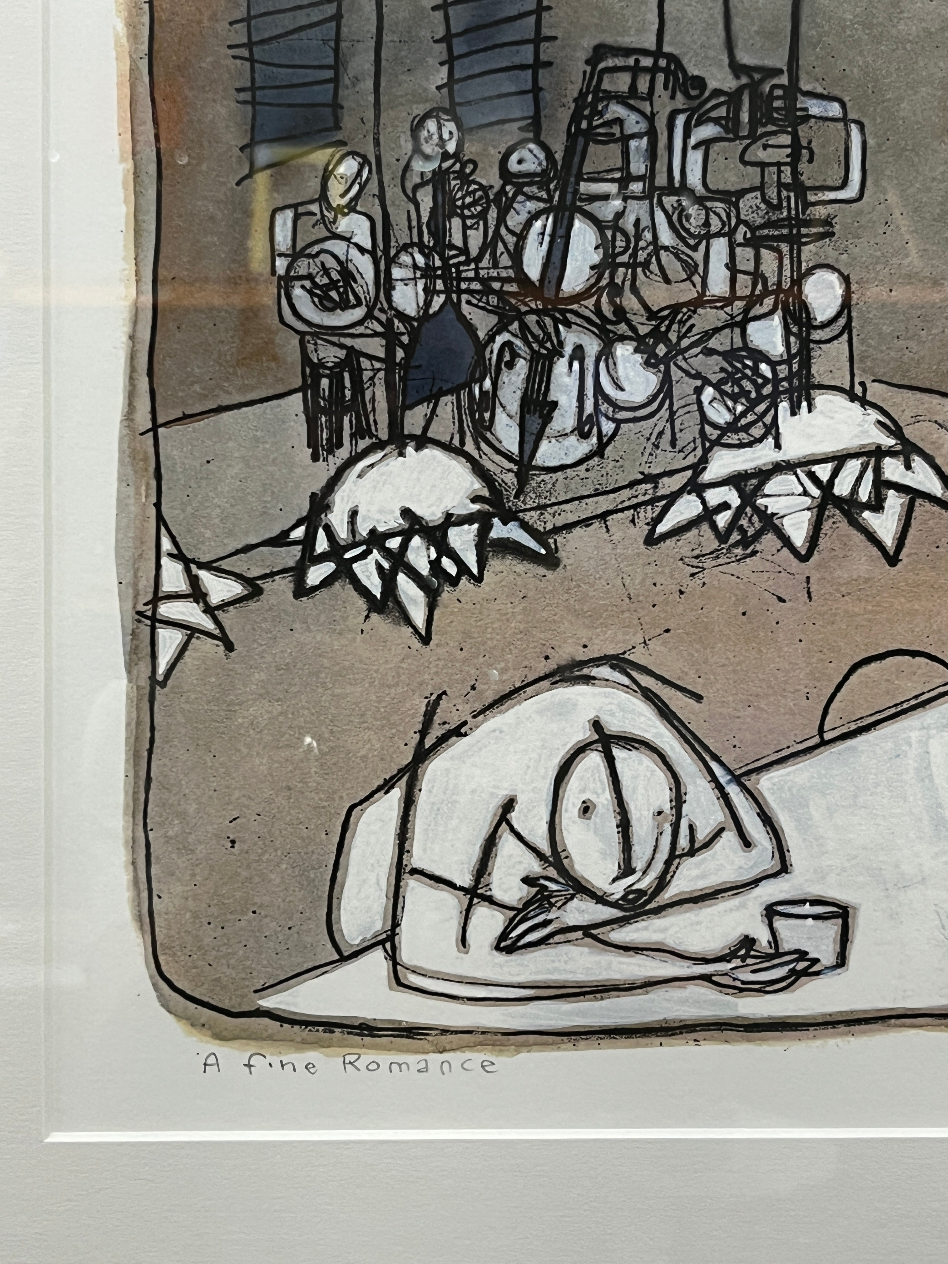 Jazz Suite A Fine Romance by Brett Lethbridge - Framed Limited Edition Print