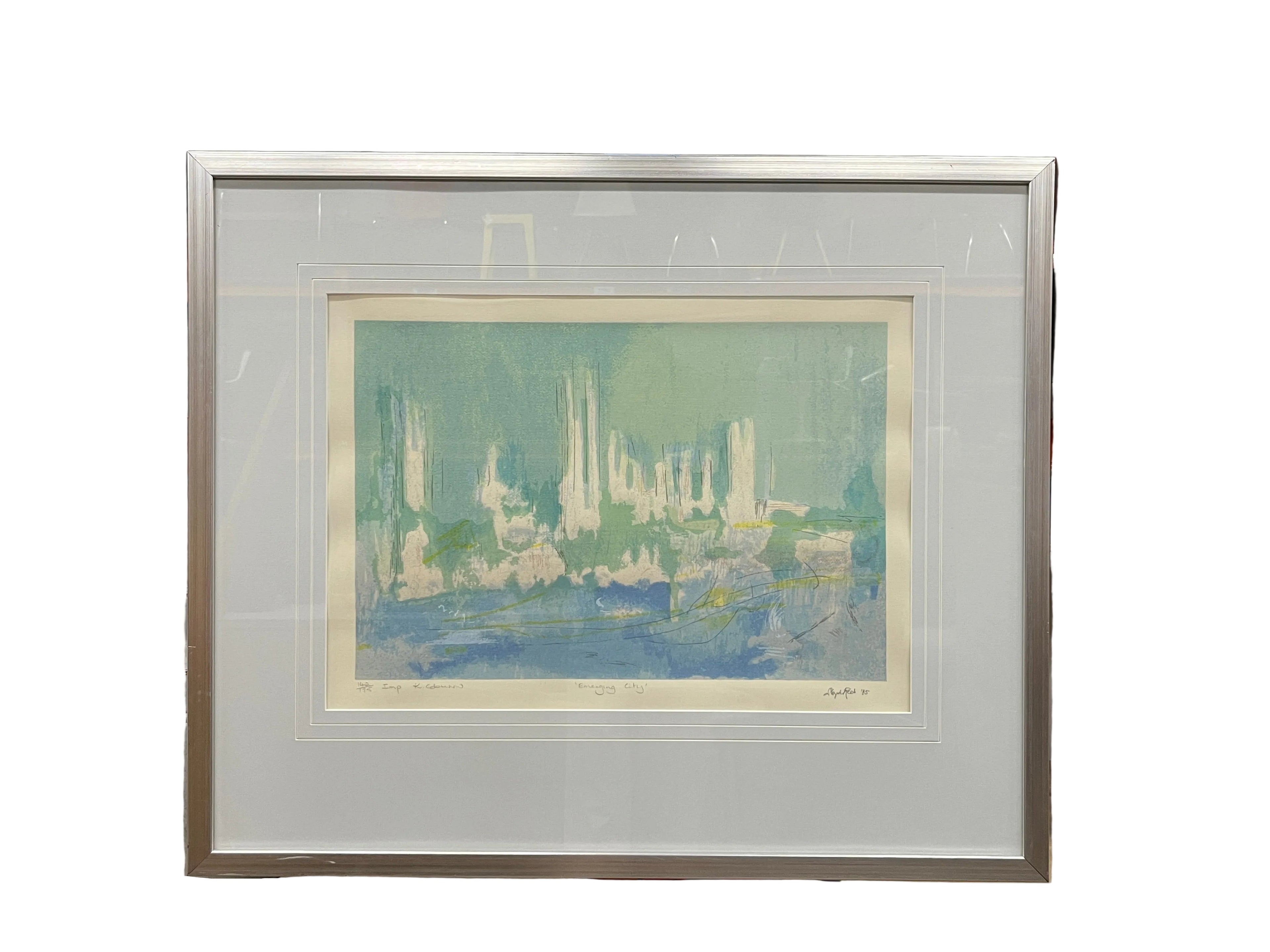Emerging City by Lloyd Rees - Framed Limited Edition Print