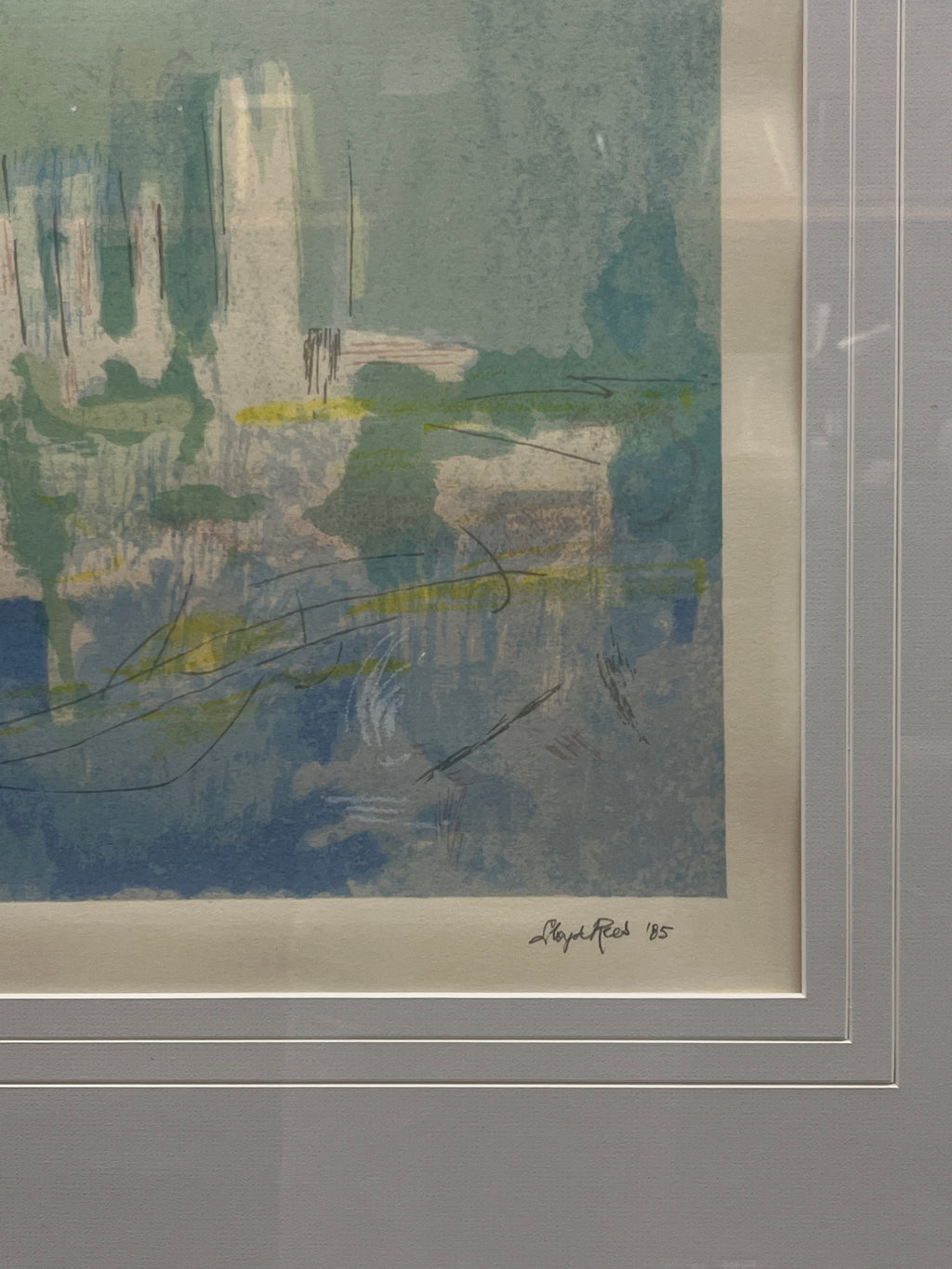 Emerging City by Lloyd Rees - Framed Limited Edition Print