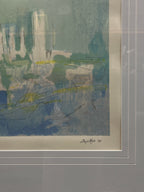 Emerging City by Lloyd Rees - Framed Limited Edition Print