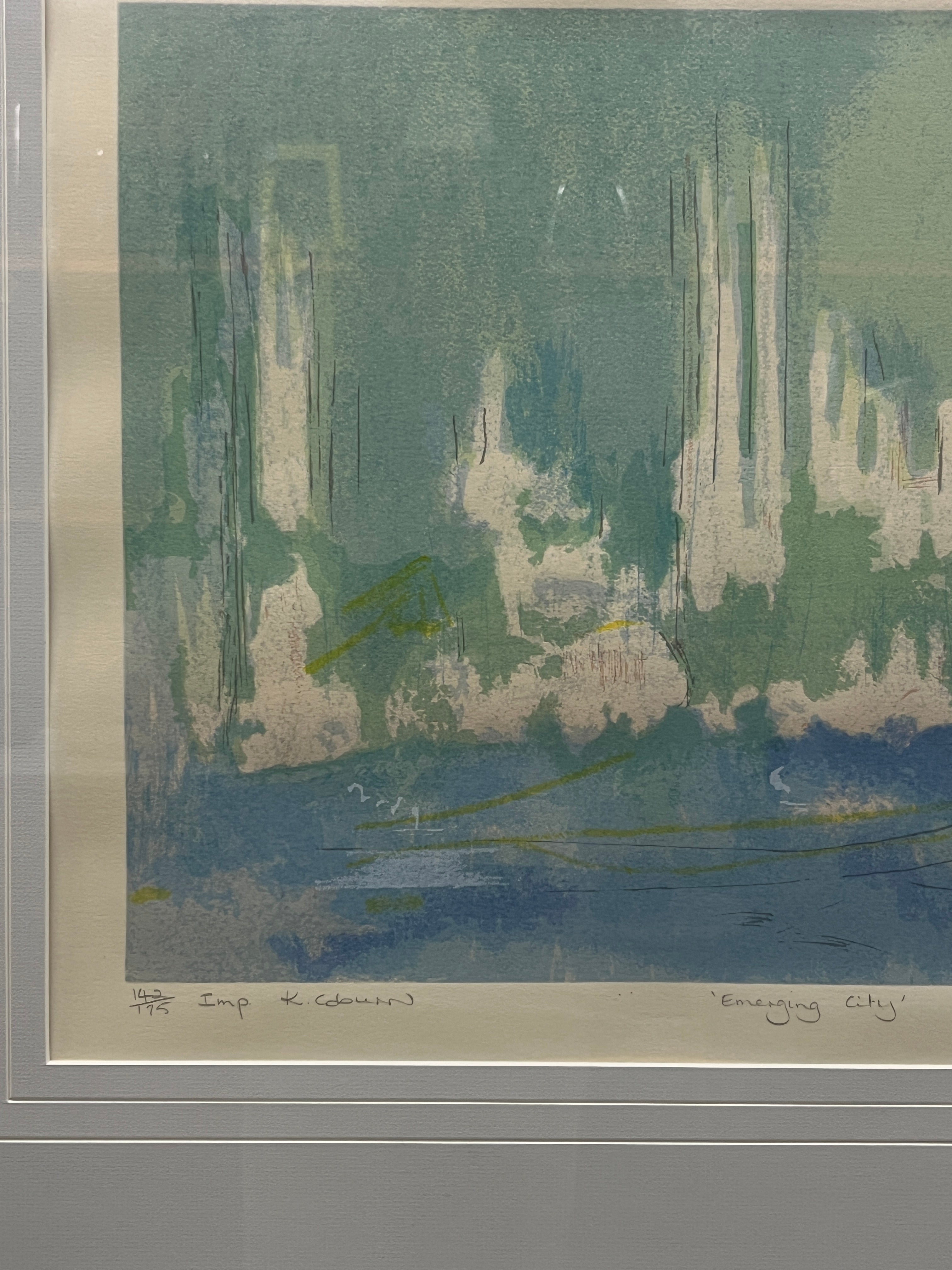 Emerging City by Lloyd Rees - Framed Limited Edition Print