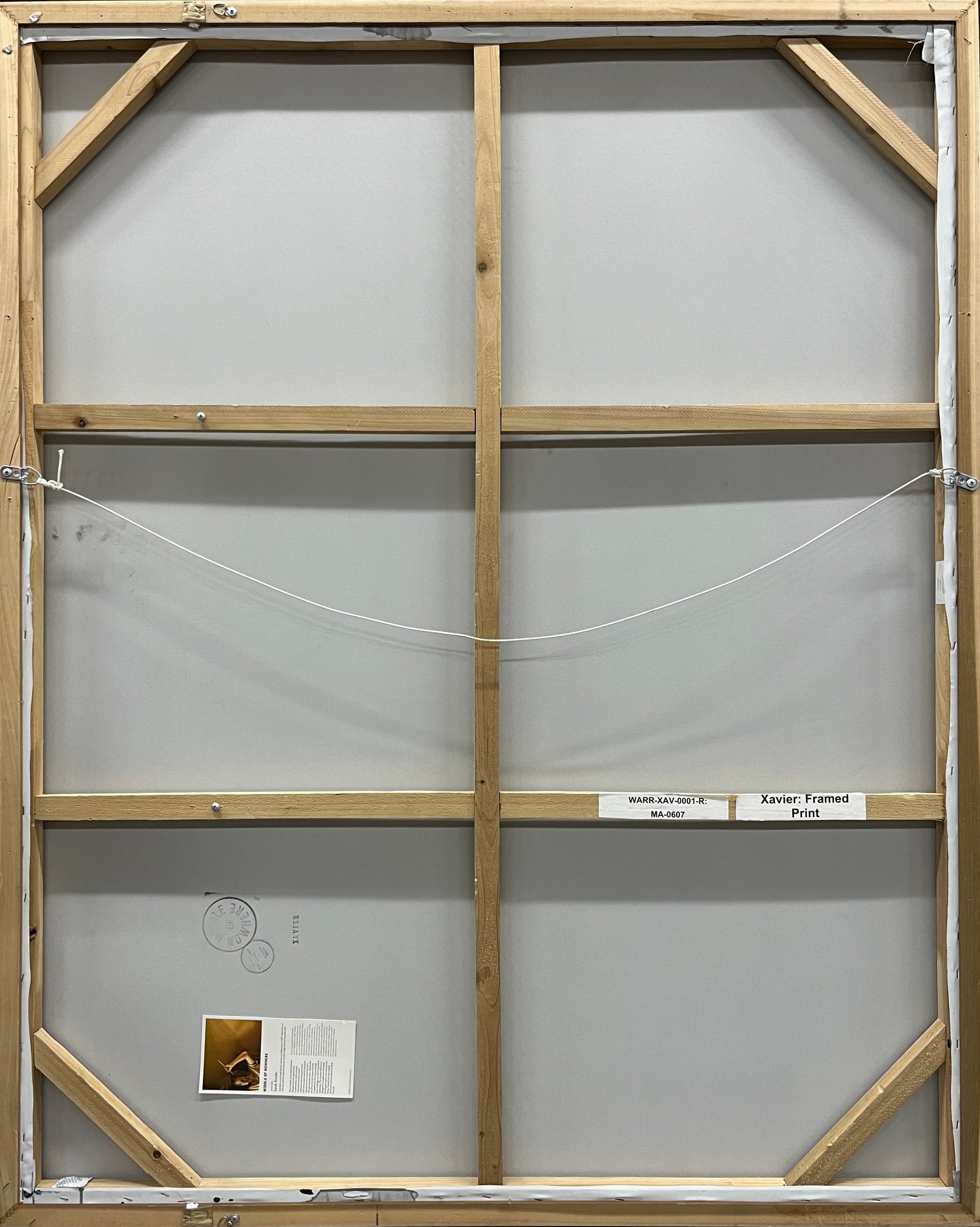 Xavier by Sarah Brooke - Framed Art Work