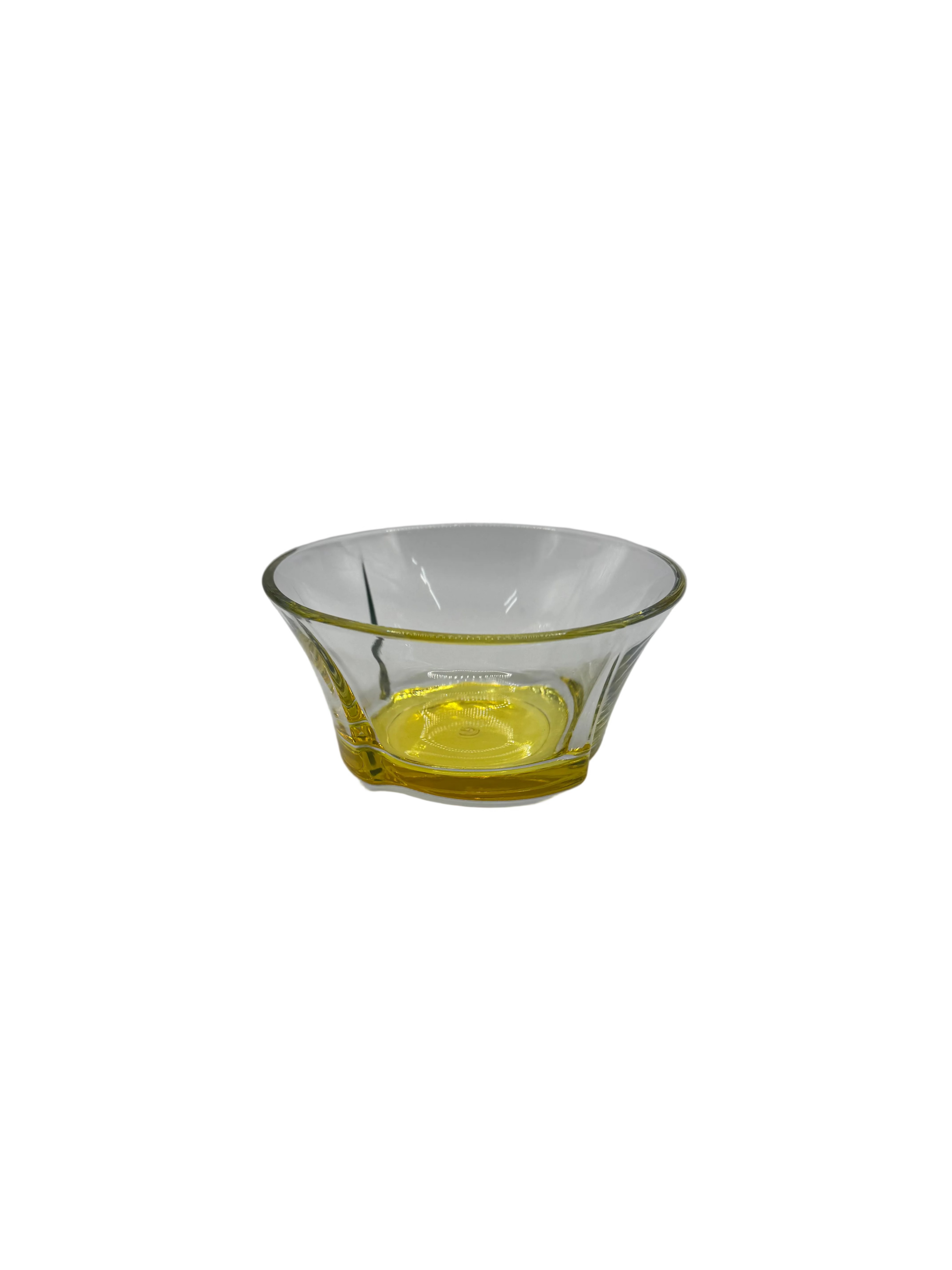 Vintage Coloured Glass Bowls - Set of 4