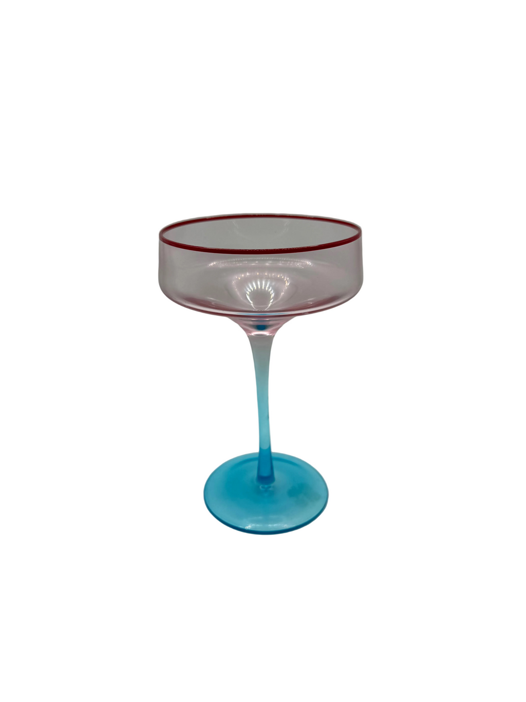 Kip & Co Blue Robin Margarita Glasses - Set of 2