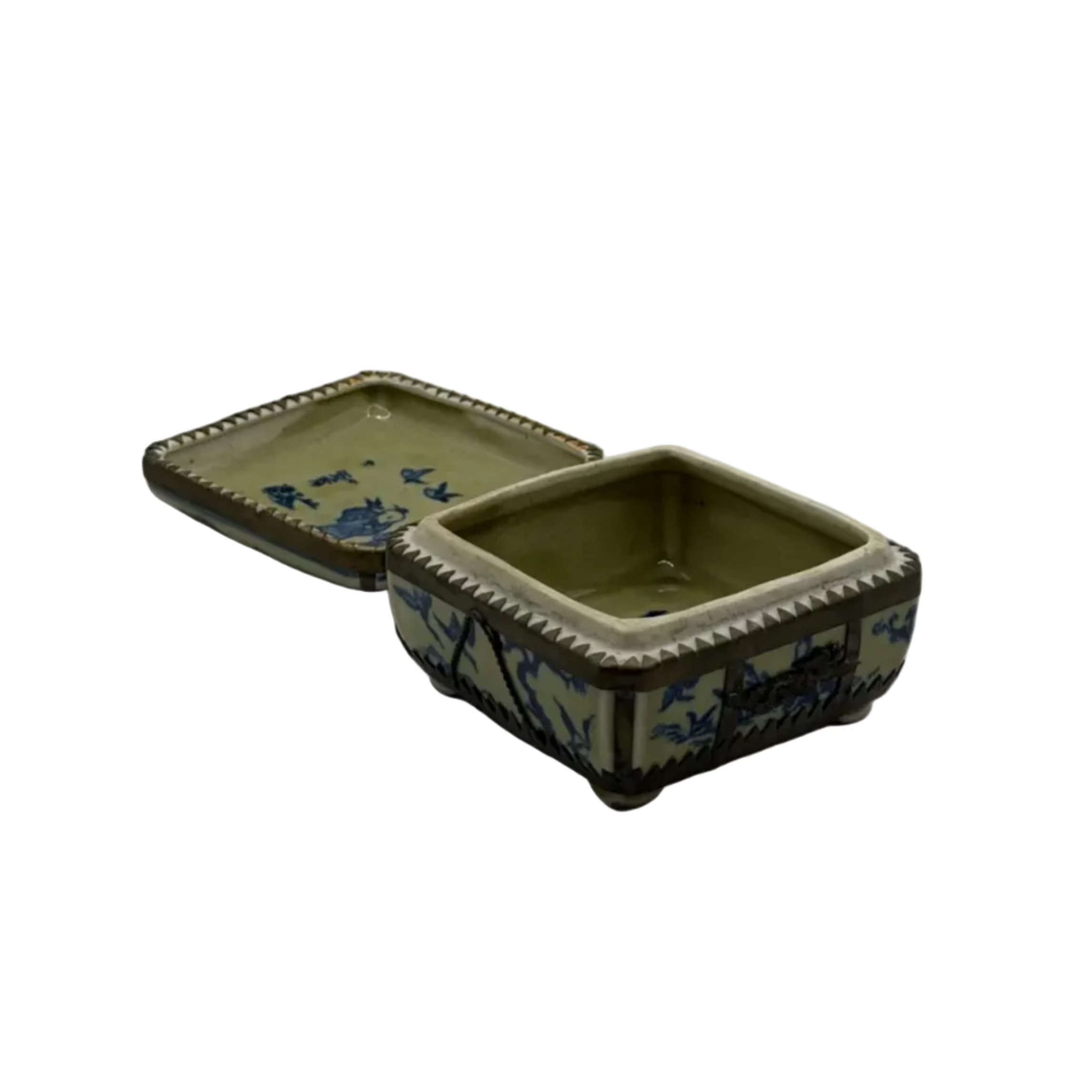 Vintage Chinese Porcelain Lidded Box