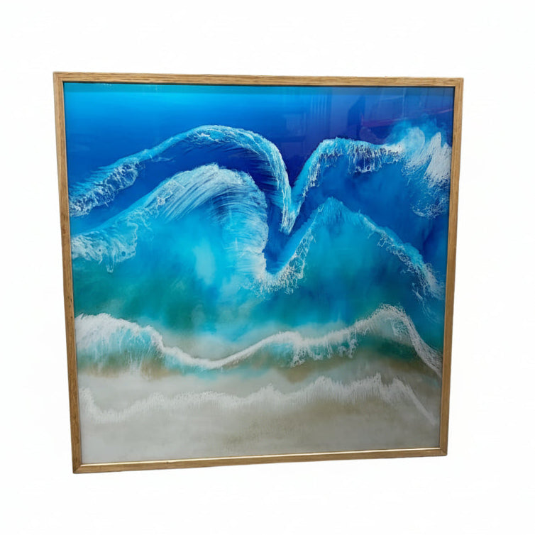 Tahitian Dreaming Framed Resin Artwork