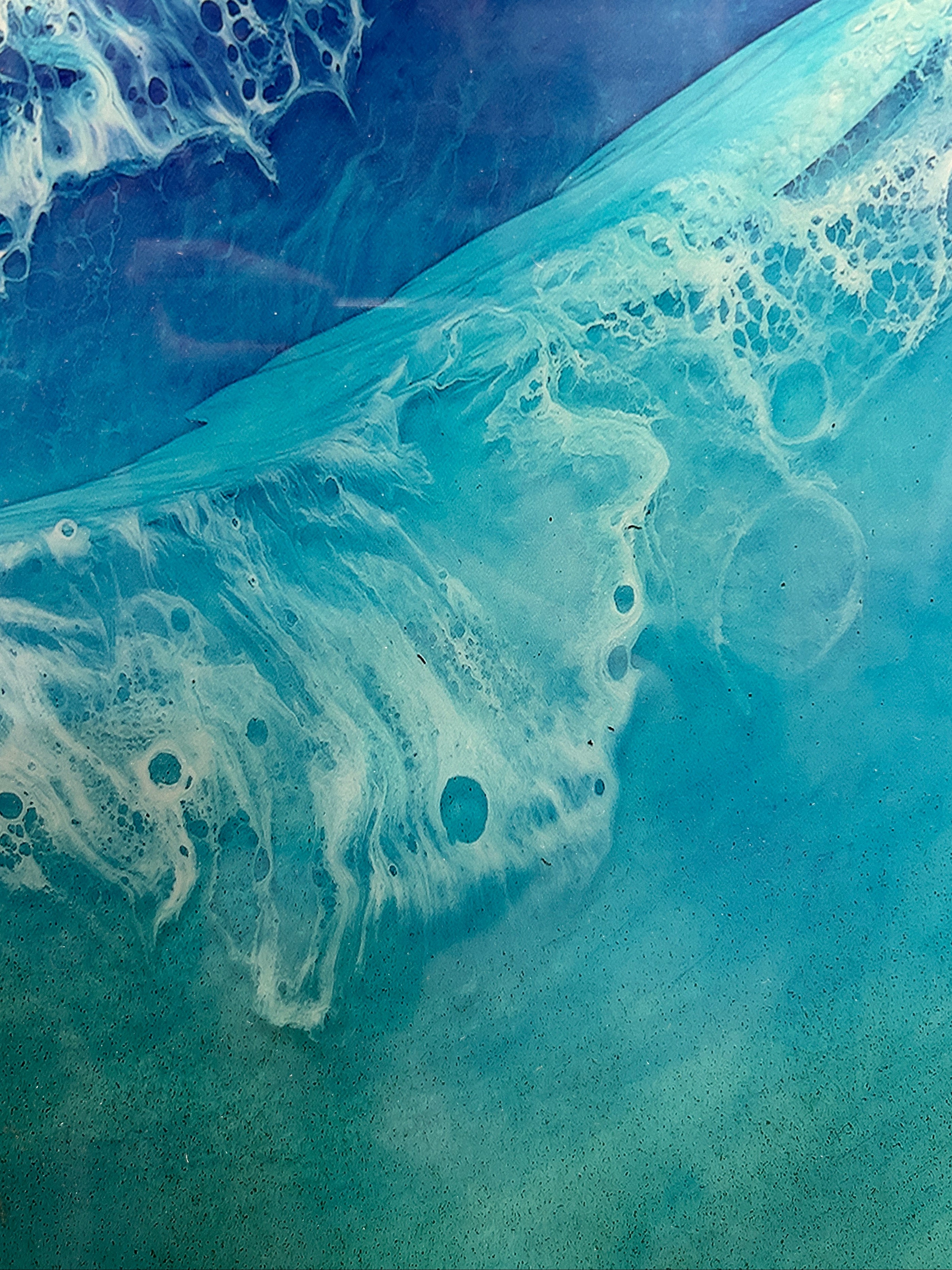 Tahitian Dreaming Framed Resin Artwork