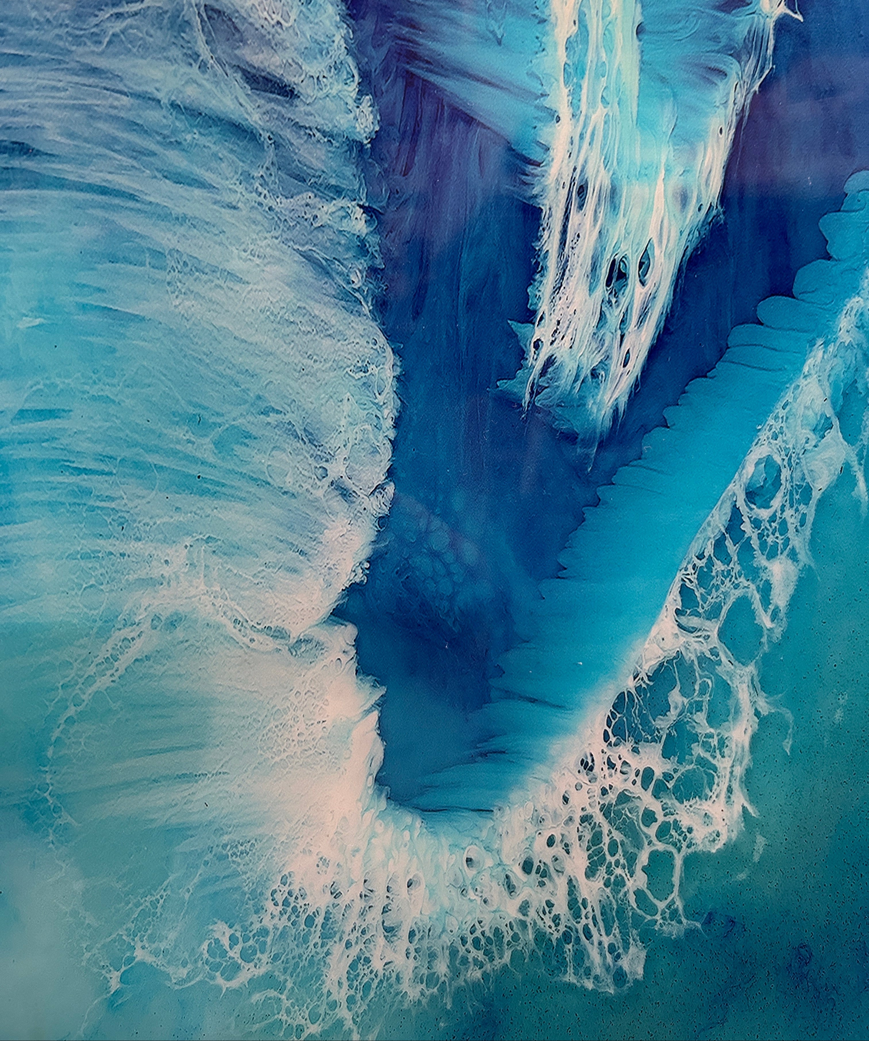 Tahitian Dreaming Framed Resin Artwork