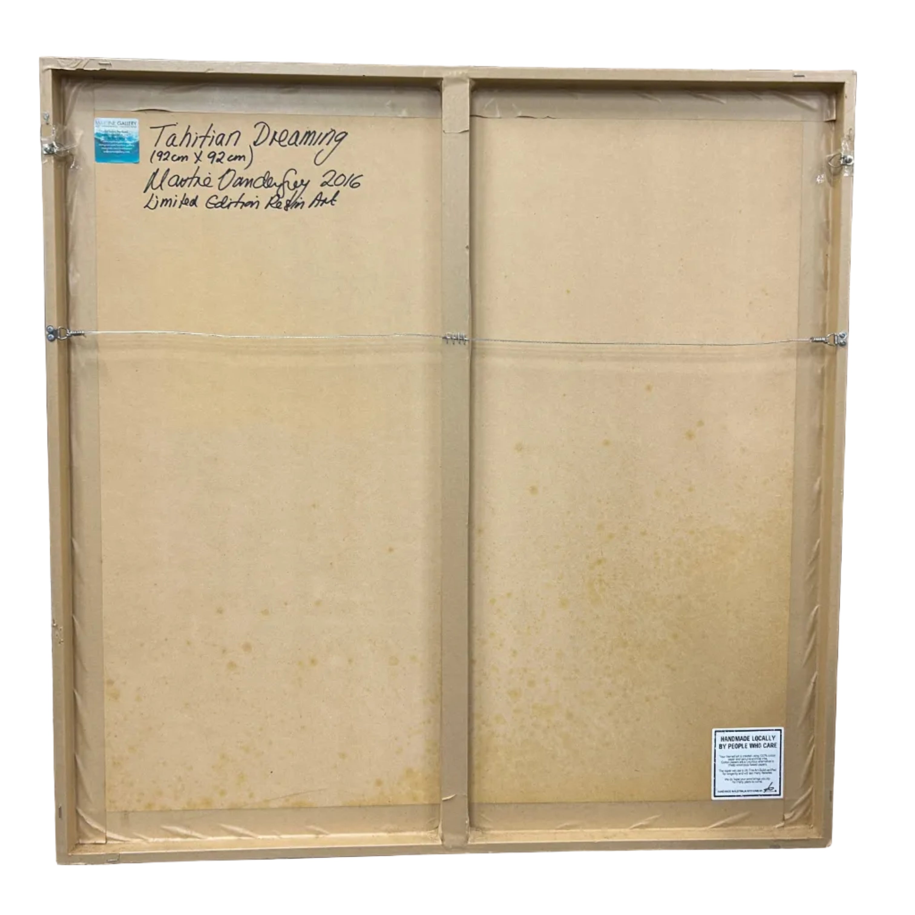 Tahitian Dreaming Framed Resin Artwork