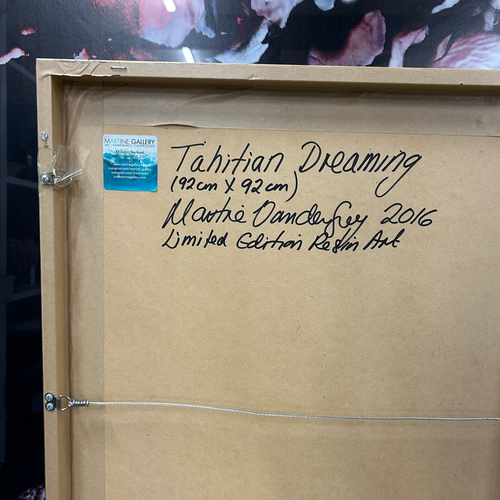 Tahitian Dreaming Framed Resin Artwork