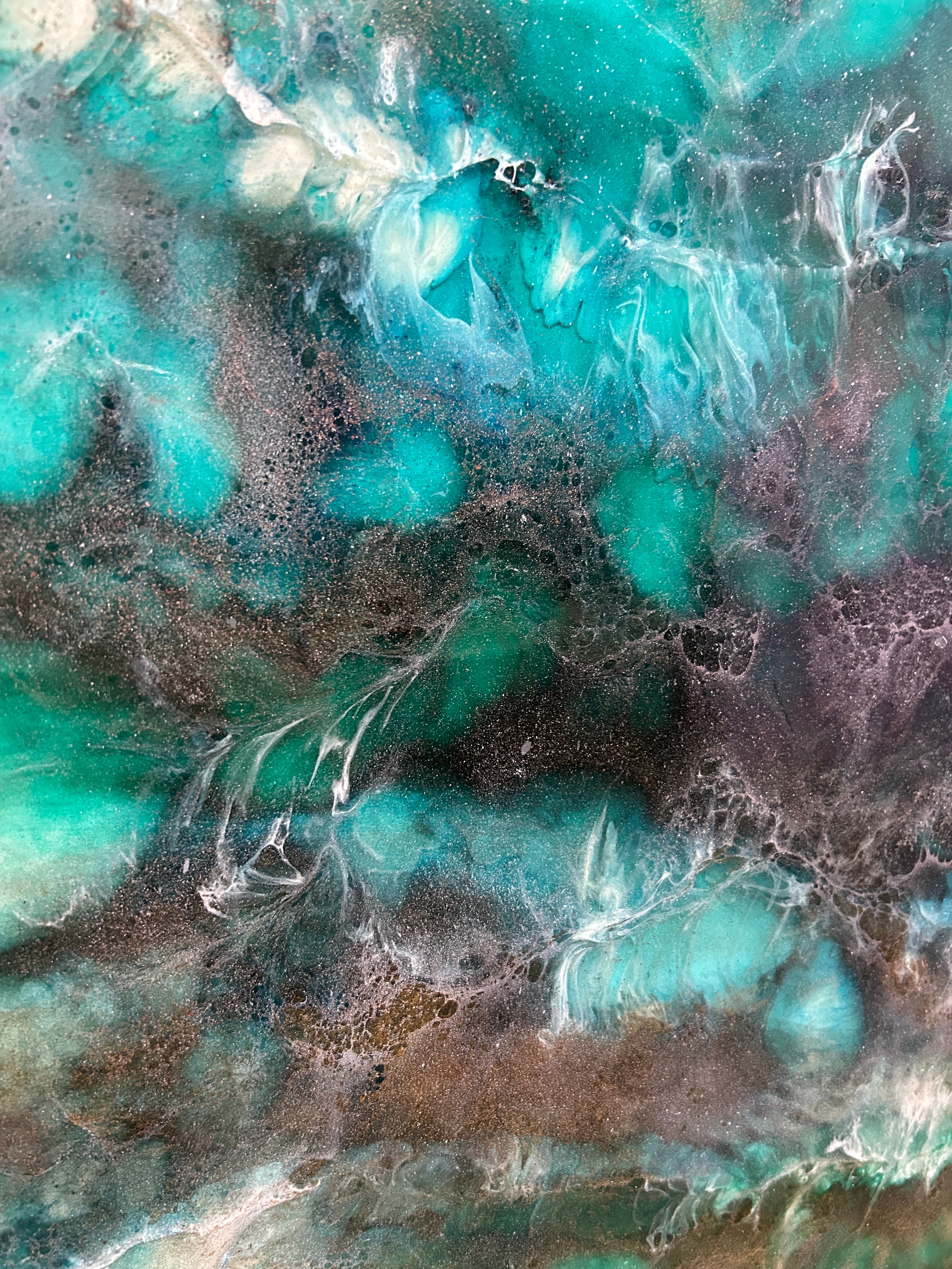 Reef View II Framed Resin Artwork