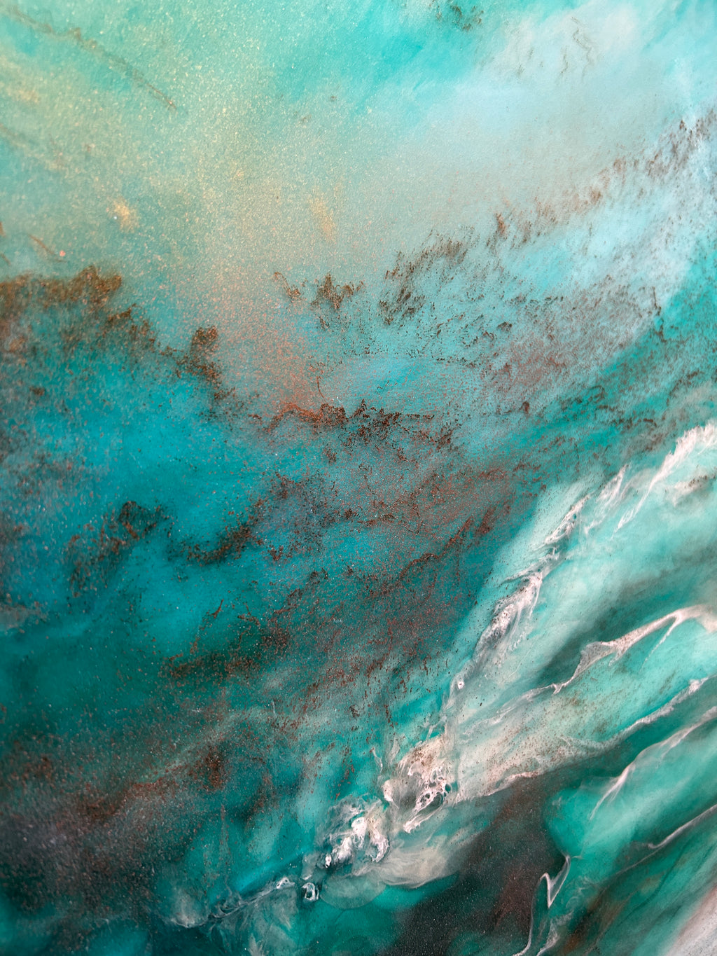 Reef View II Framed Resin Artwork